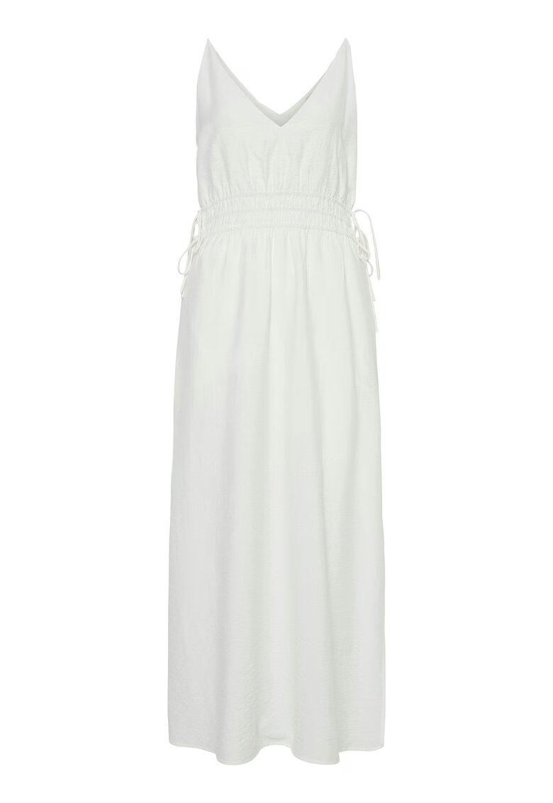 Yas Rochie cu decolteu in V - Alb