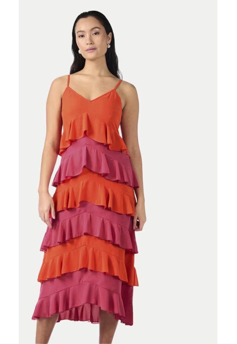 Yas Rochie dama - Portocaliu - Poliester