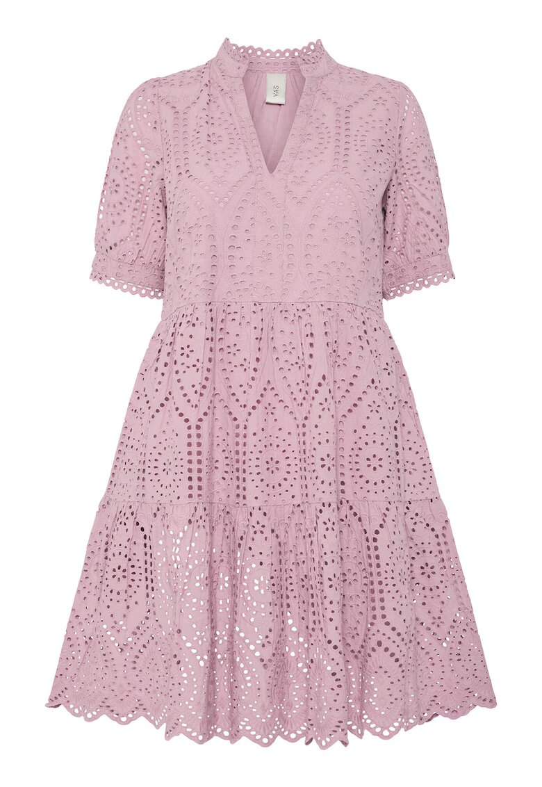 Yas Rochie de vara dama 26027163 - Bumbac organic - Roz
