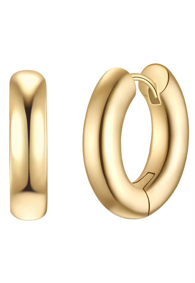 Yokoamii Cercei rotunzi placati cu aur de 14K - Auriu