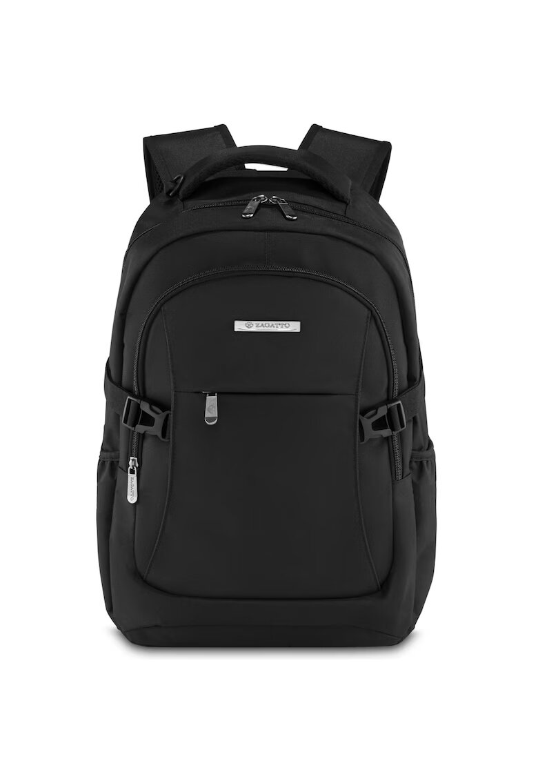 Zagatto Rucsac - Negru - 45x31x20 cm - Compartiment laptop 17" - Curele de compresie - ZG865