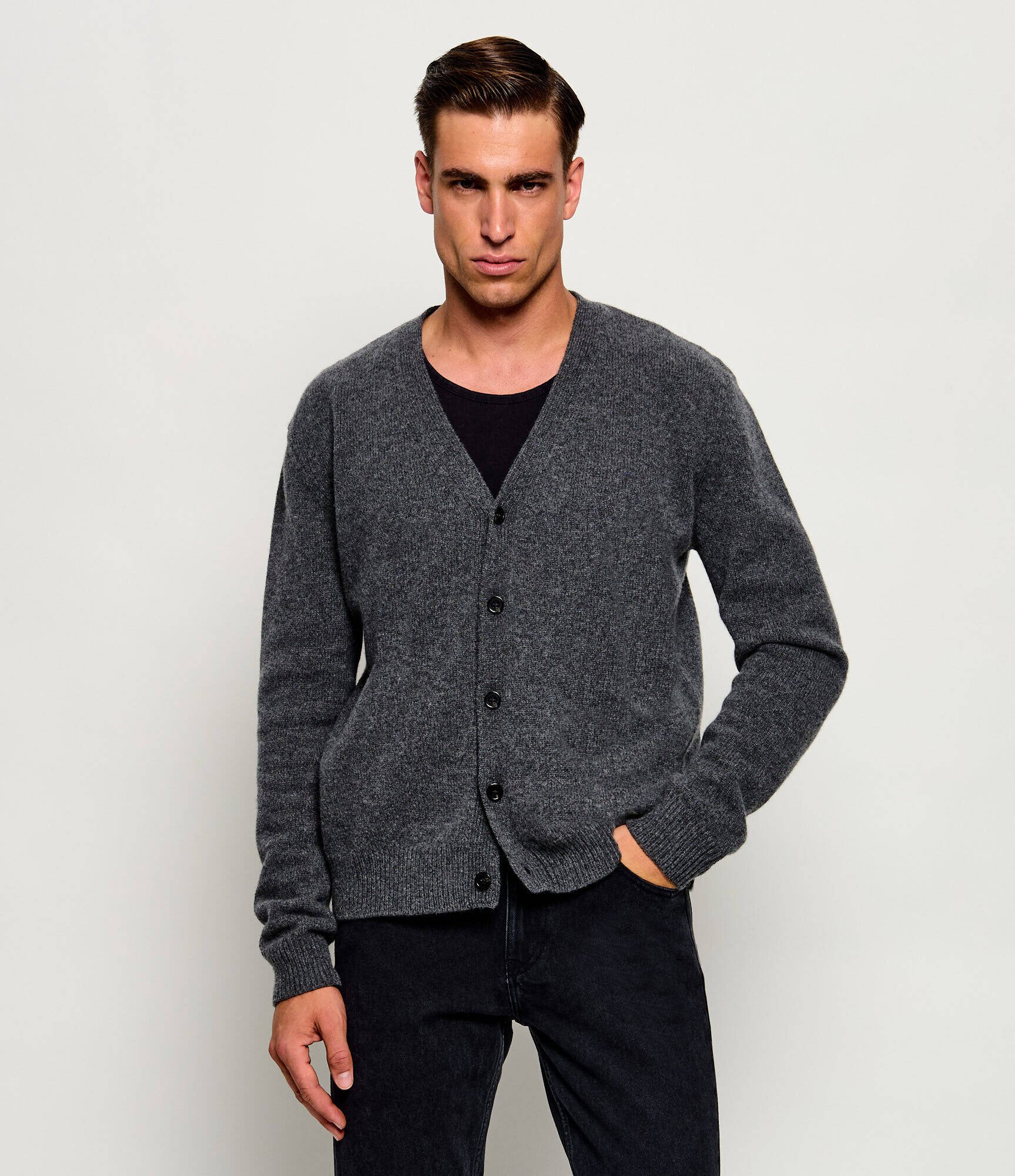 A.P.C. De lână cardigan Kevin | regular fit