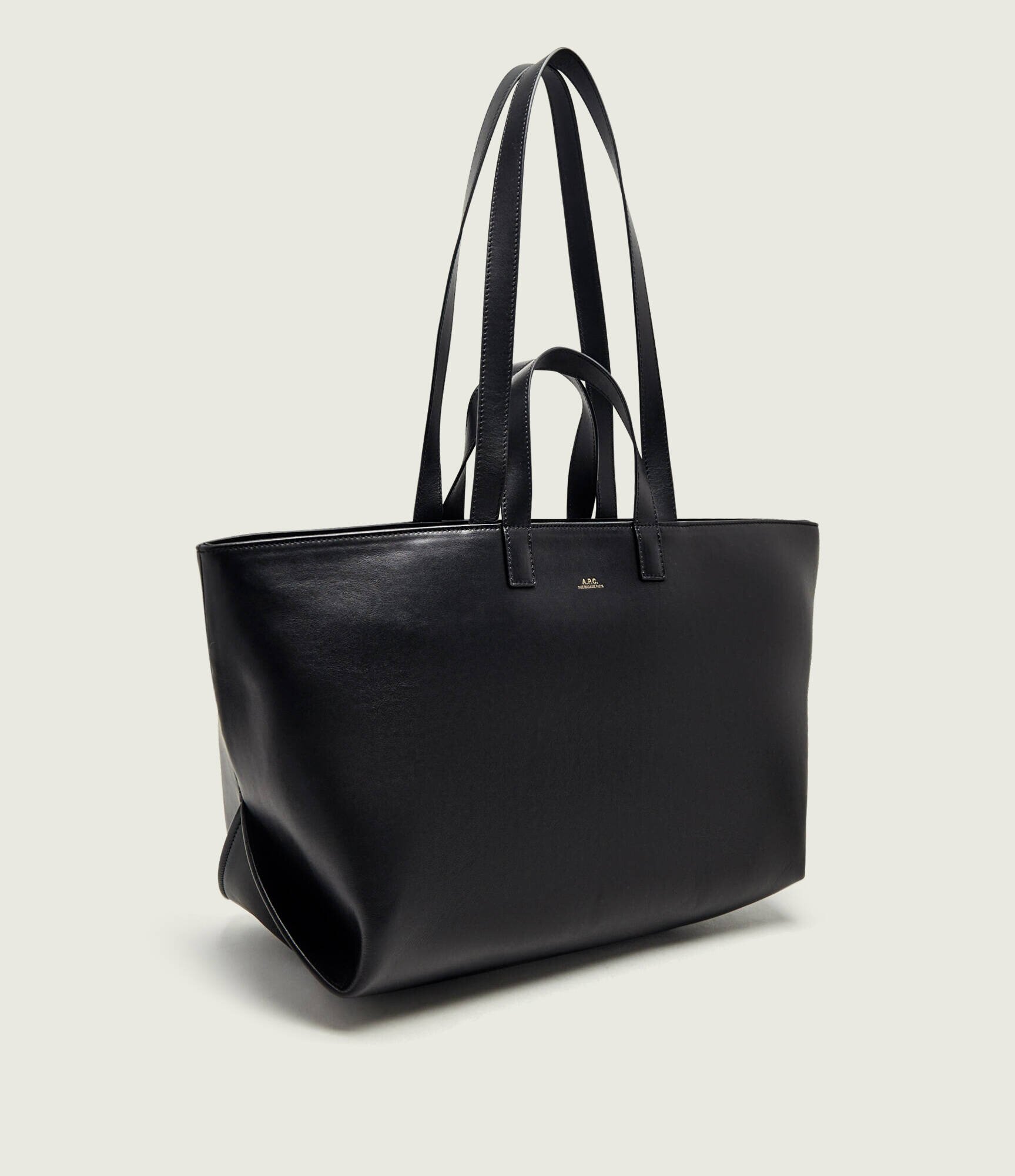 A.P.C. De piele geantă shopper + borsetă Le Drummer