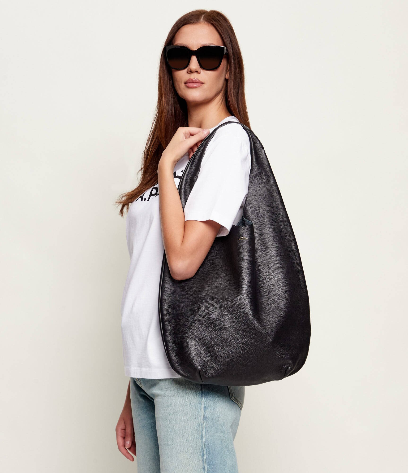 A.P.C. De piele hobo Le Neige