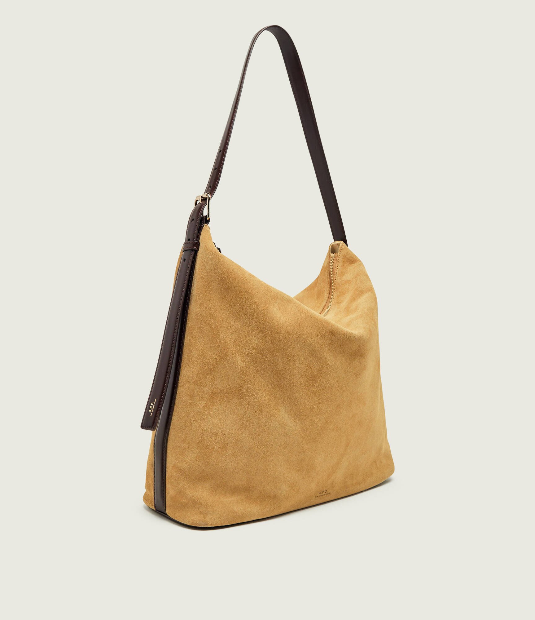A.P.C. Geantă shopper Vera Maxi | piele întoarsă
