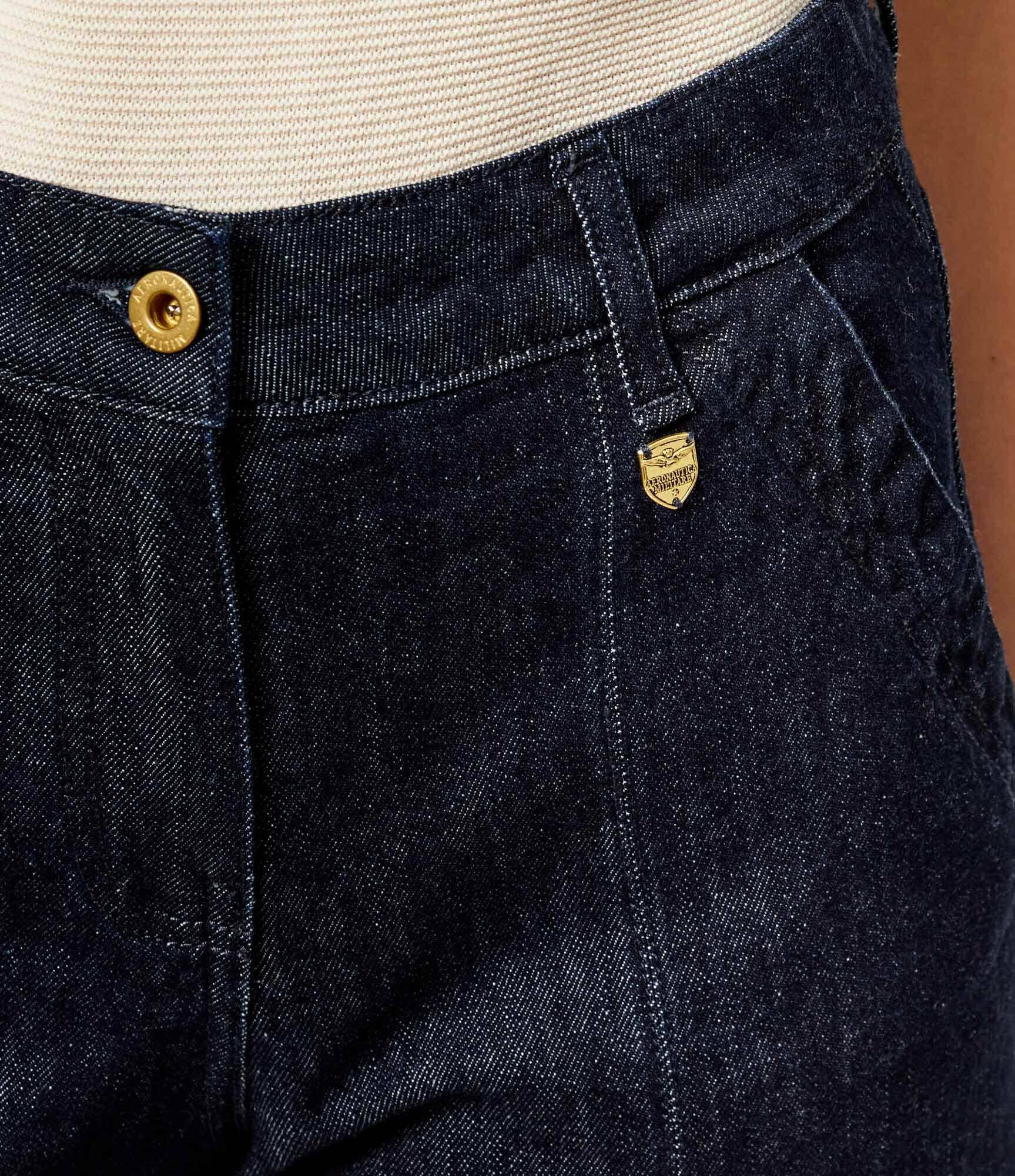 Aeronautica Militare De blugi pantaloni scurți | regular fit