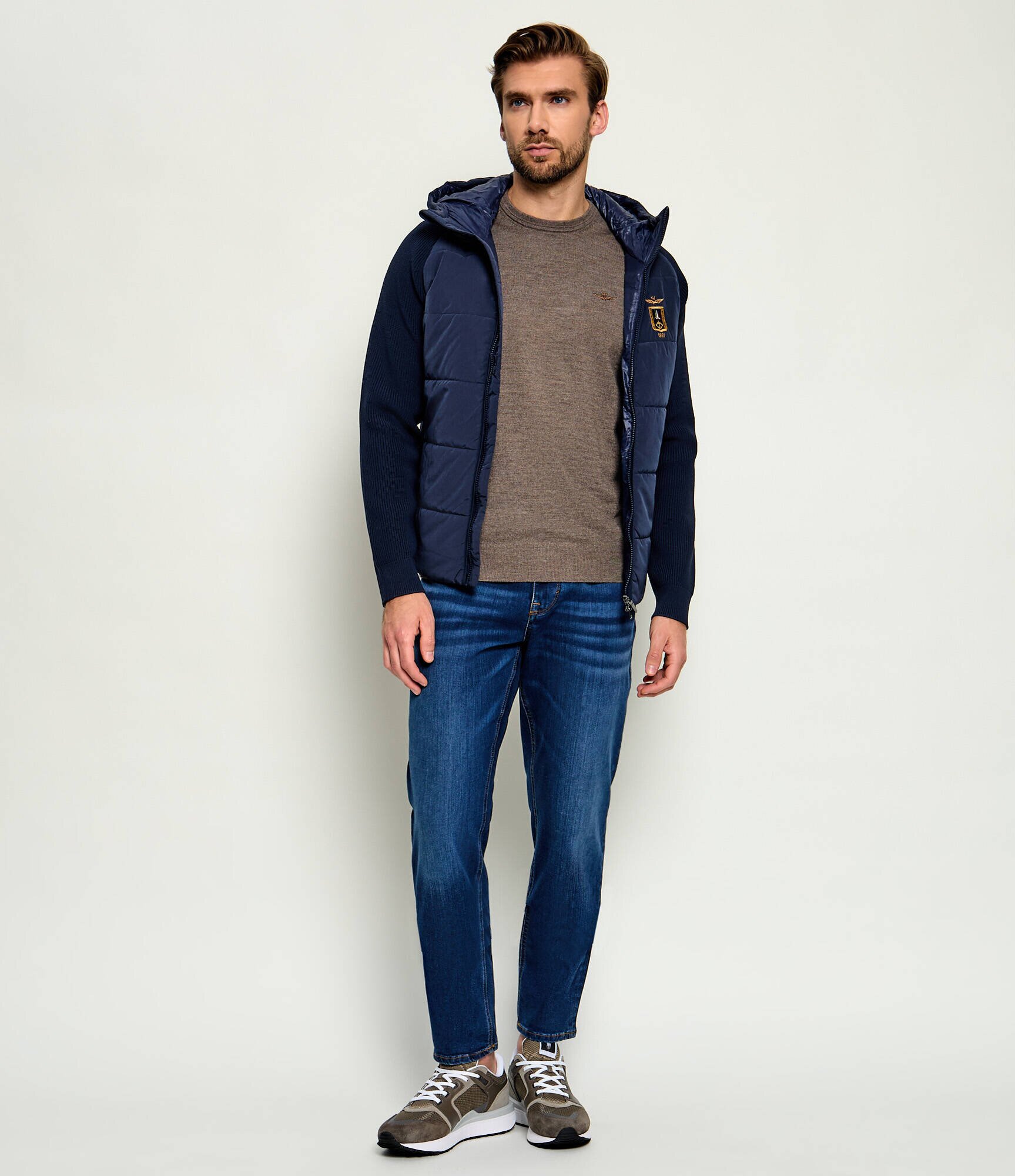 Aeronautica Militare De lână pulover | regular fit