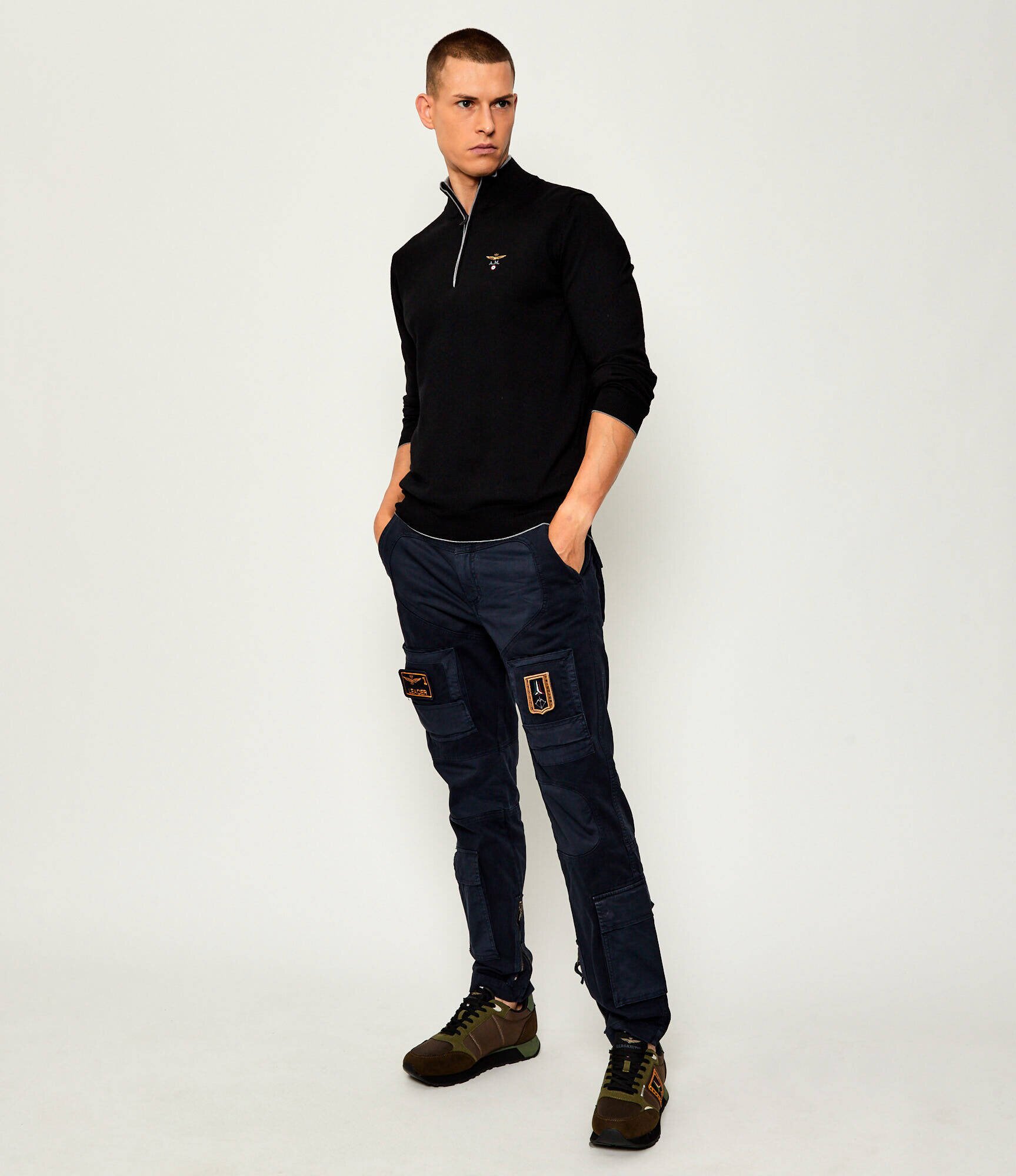 Aeronautica Militare De lână pulover | regular fit