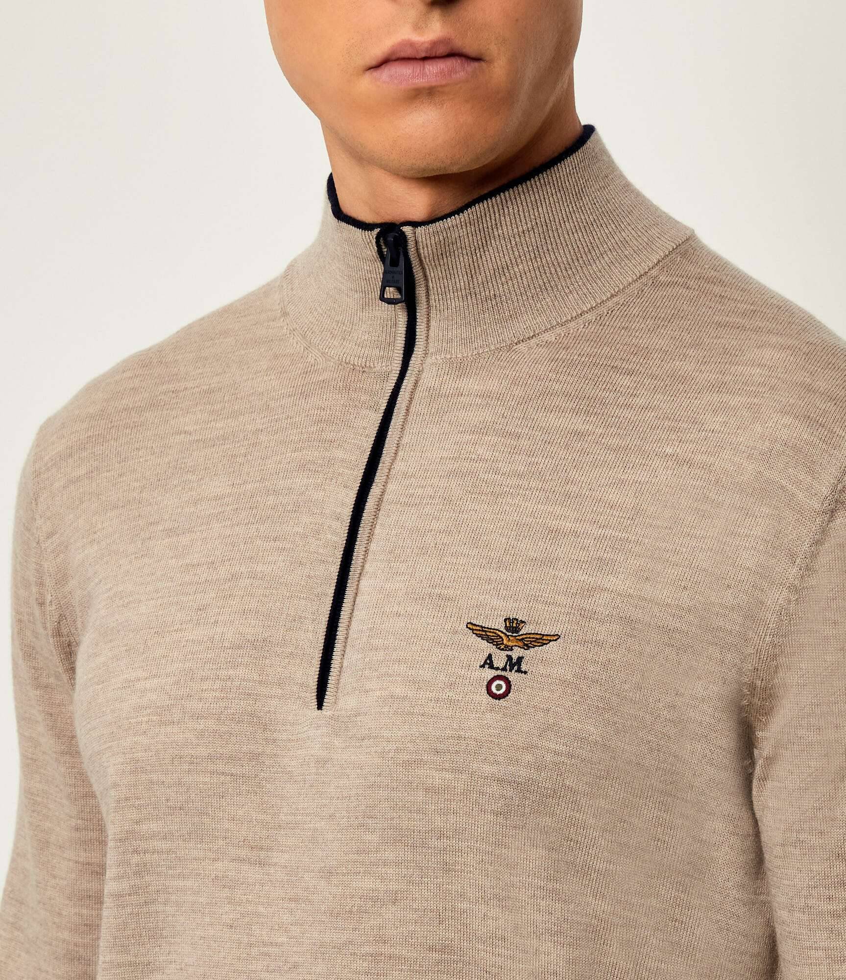 Aeronautica Militare De lână pulover | regular fit