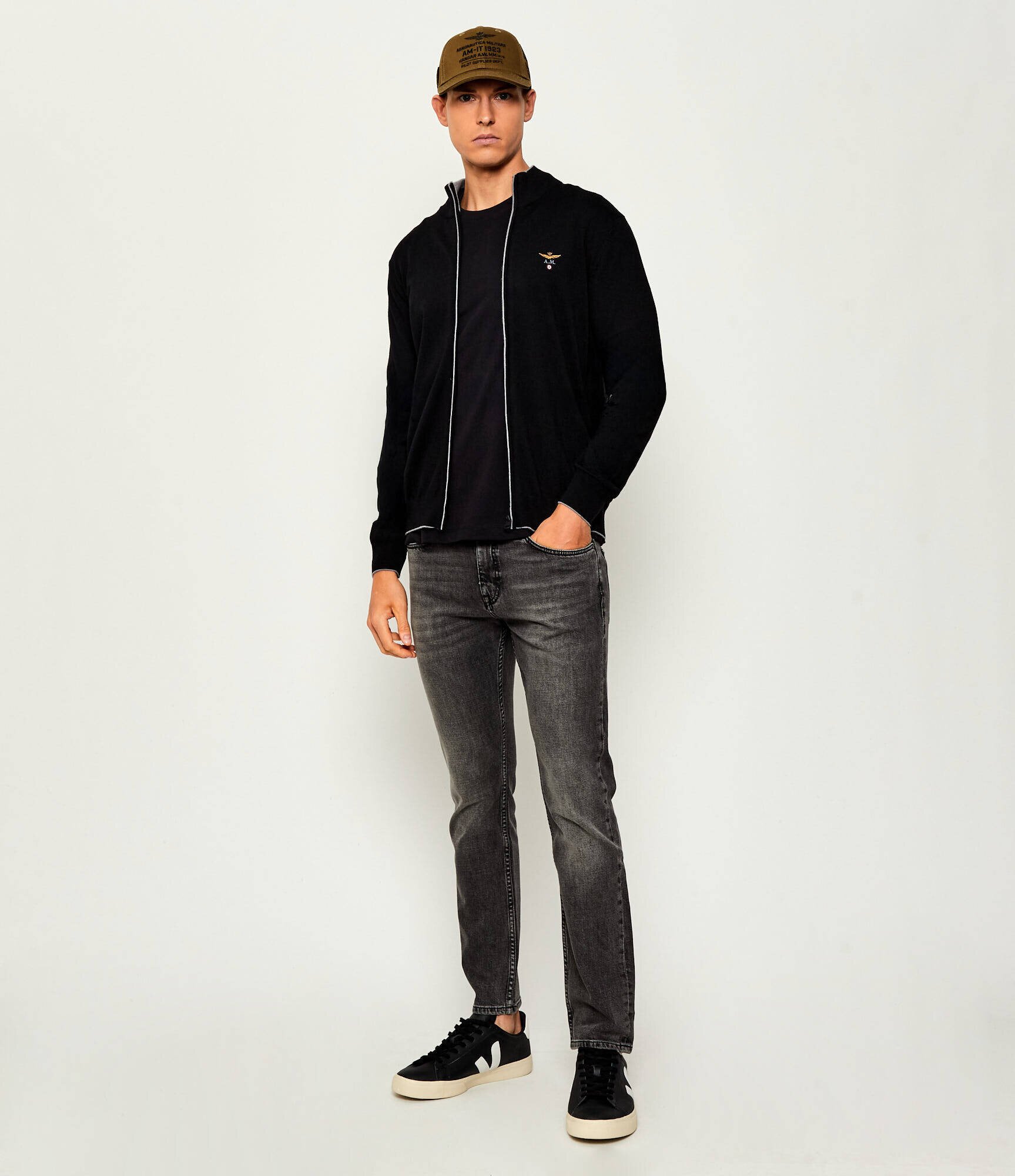 Aeronautica Militare De lână pulover | Regular Fit