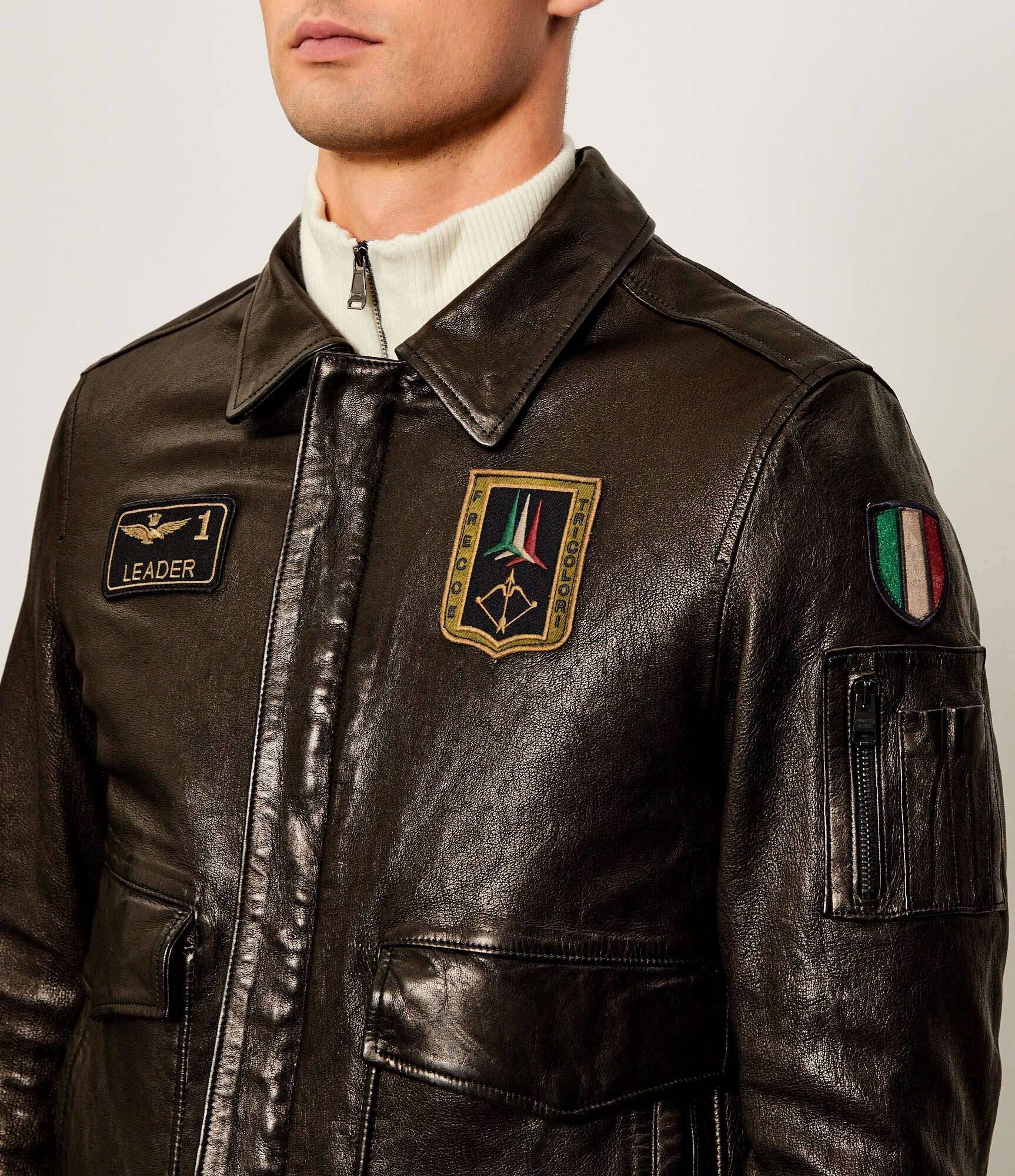 Aeronautica Militare Geacă de piele | regular fit