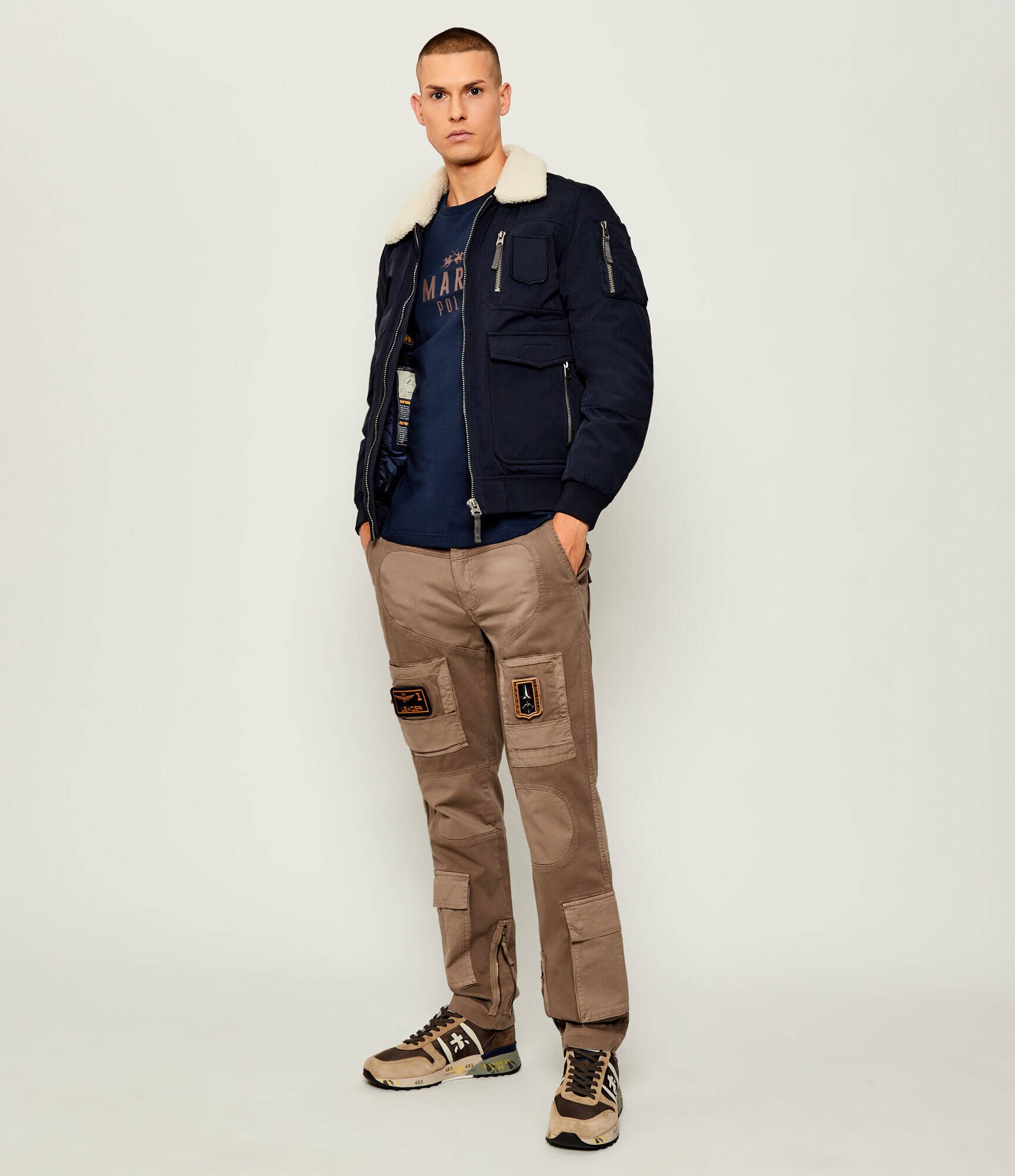 Aeronautica Militare Pantaloni cargo ANTI-G | regular fit