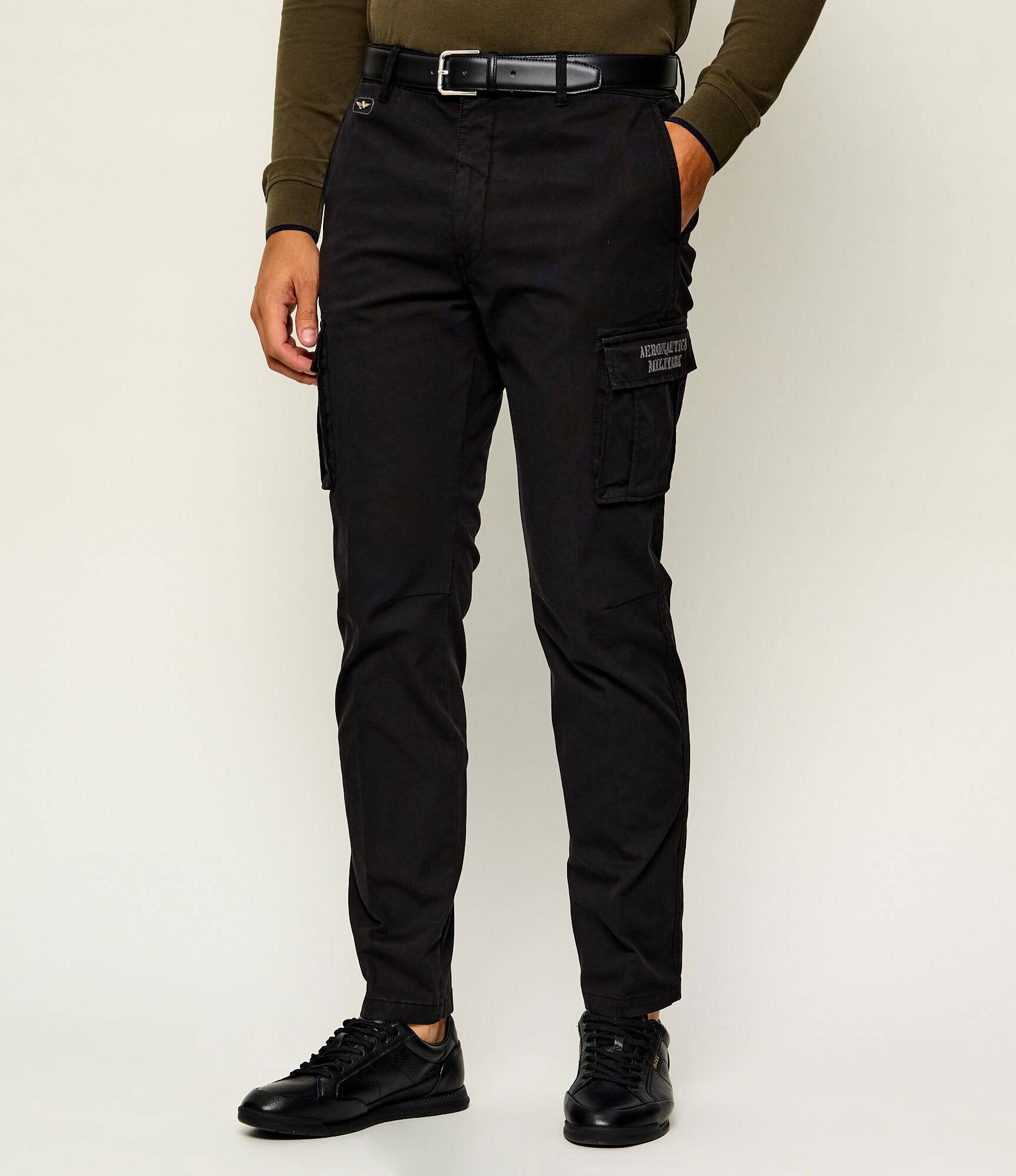 Aeronautica Militare Pantaloni cargo | Slim Fit