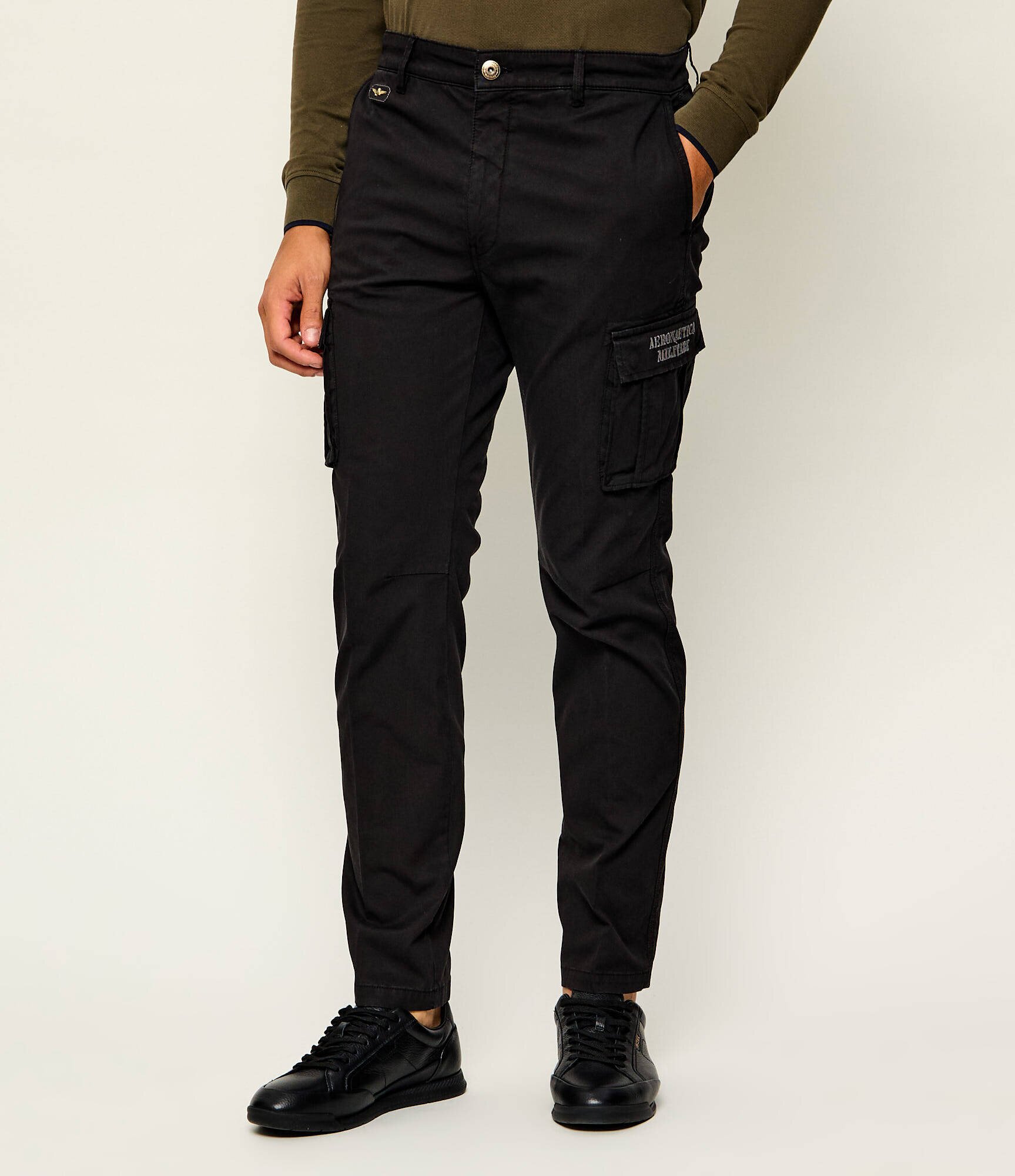 Aeronautica Militare Pantaloni cargo | Slim Fit