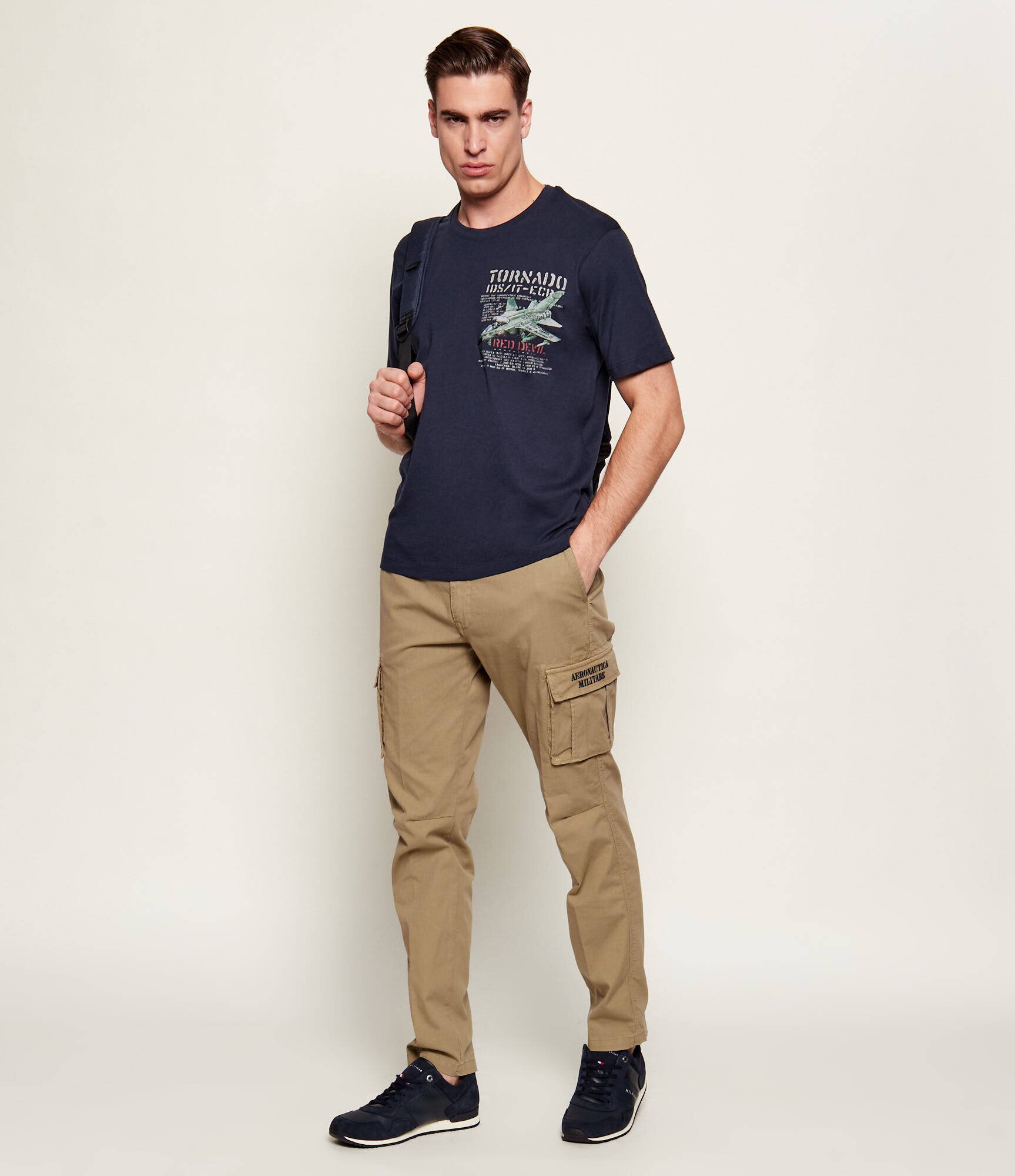 Aeronautica Militare Pantaloni cargo | Slim Fit