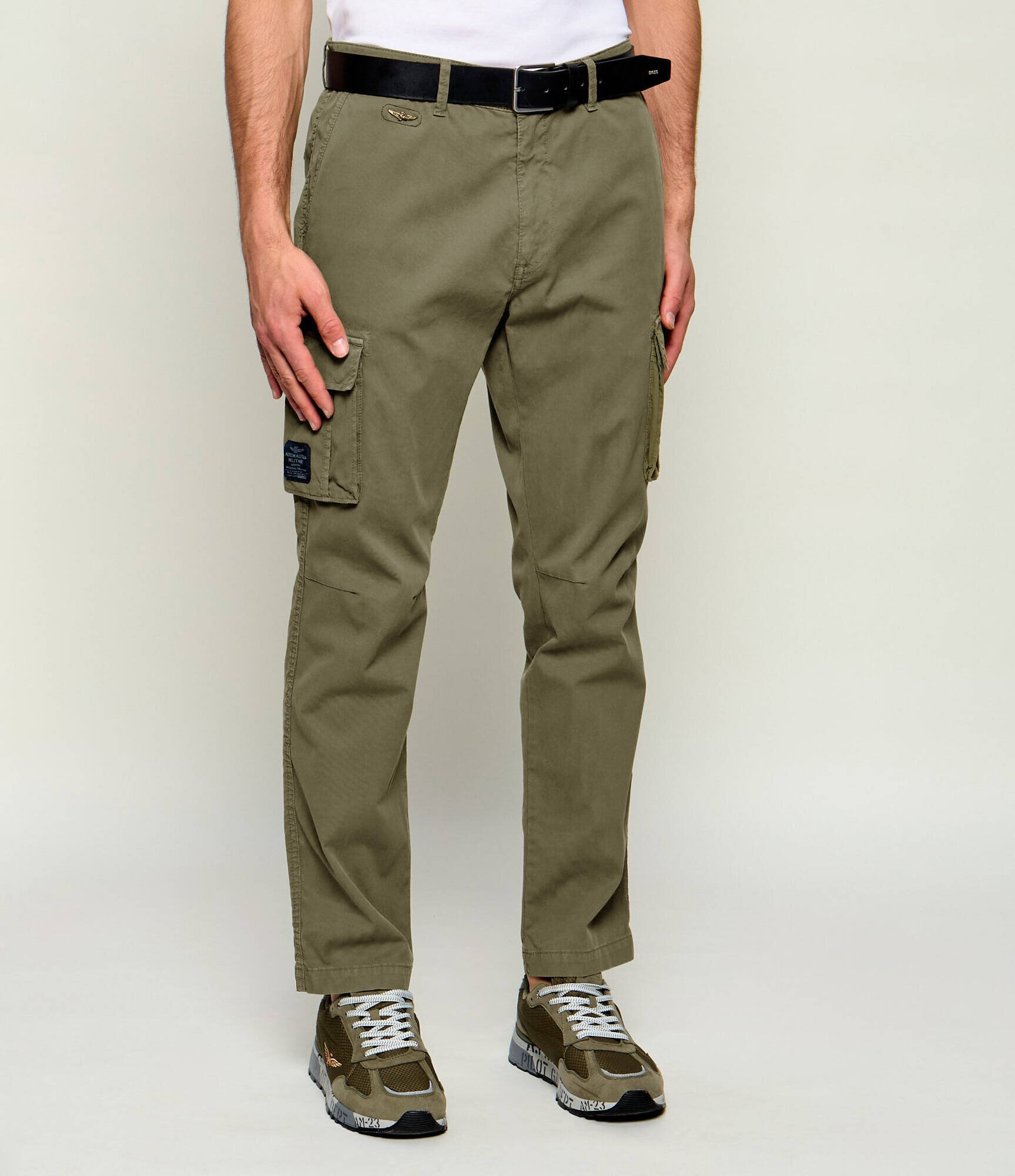 Aeronautica Militare Pantaloni cargo | Slim Fit