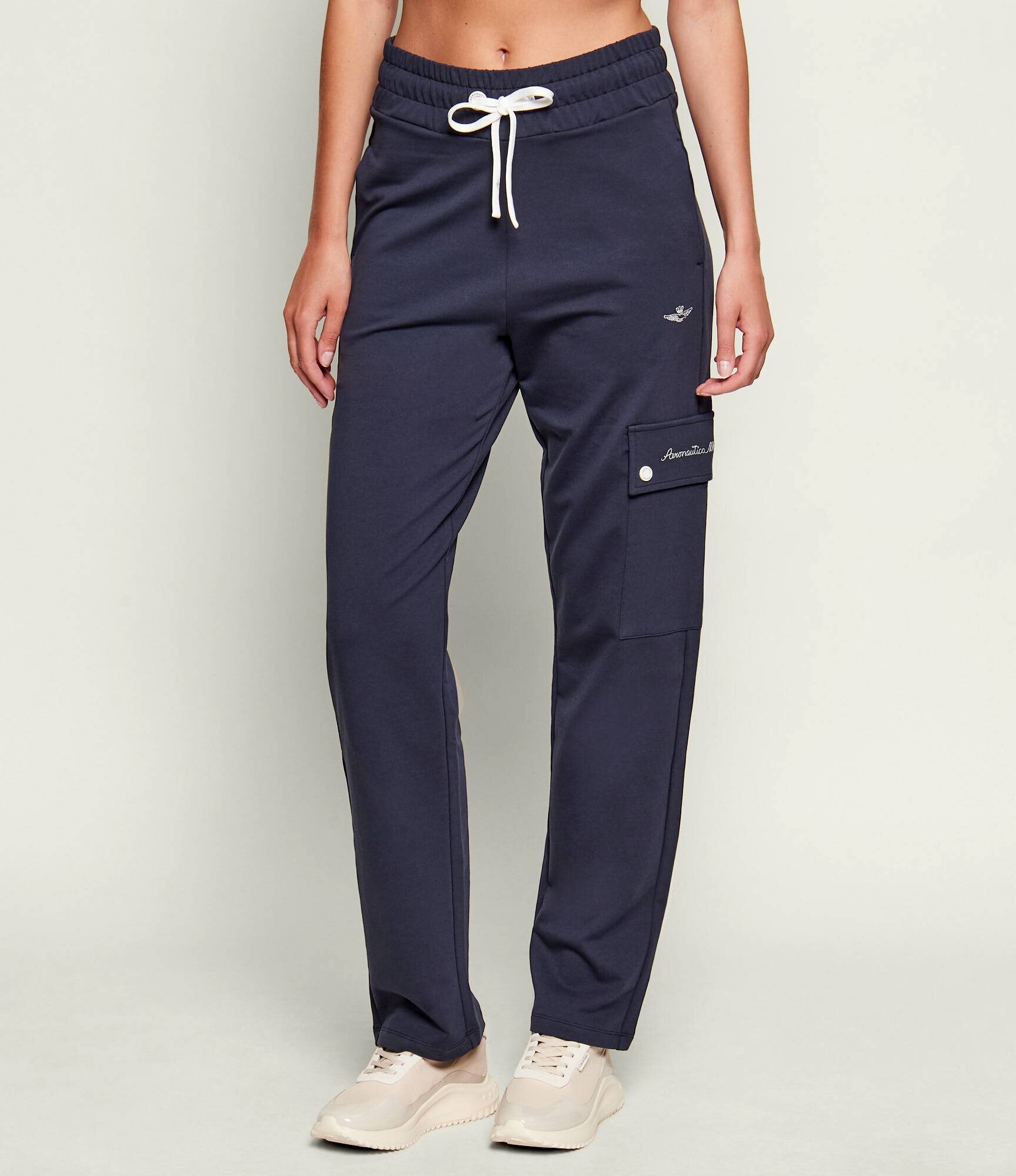 Aeronautica Militare Pantaloni de trening | Tapered fit