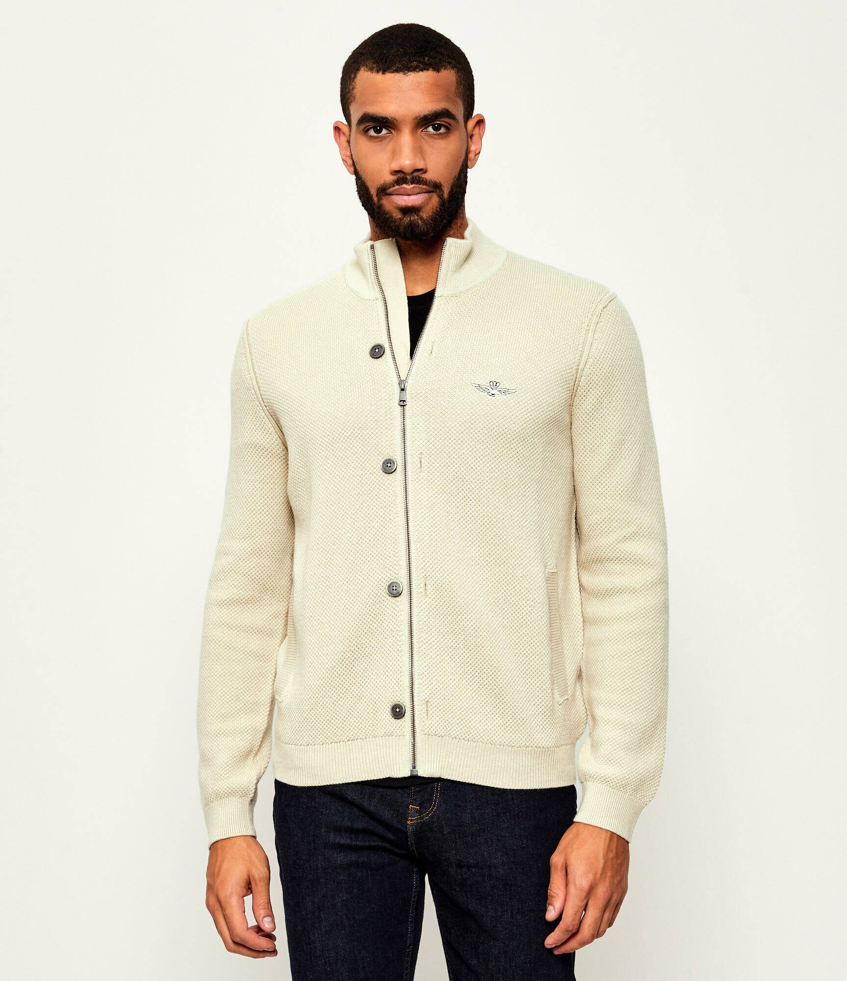Aeronautica Militare Pulover | Regular Fit cu adaos de lână