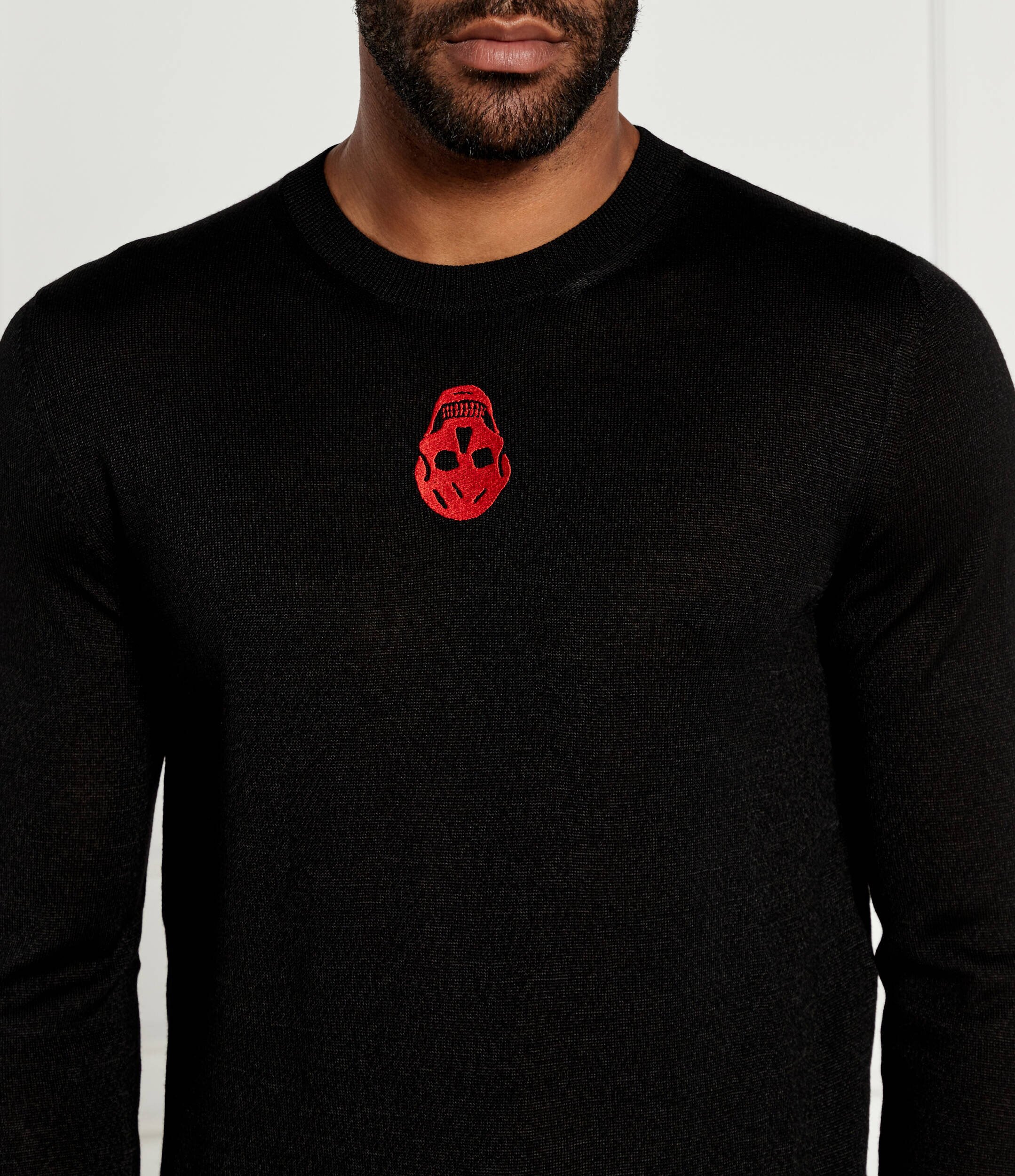 Alexander McQueen De lână pulover JUMPER | Regular Fit