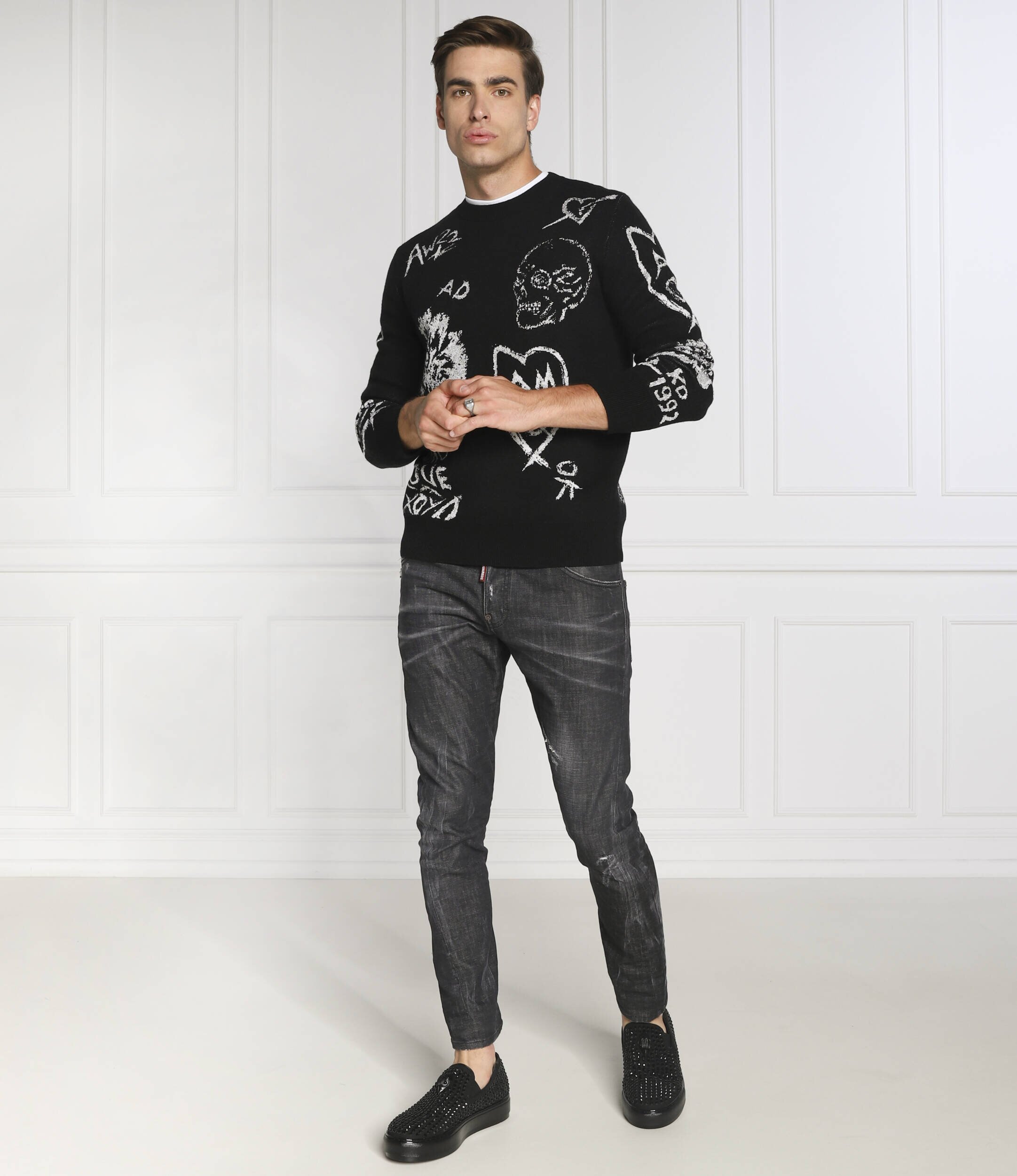 Alexander McQueen de lână pulover | regular fit