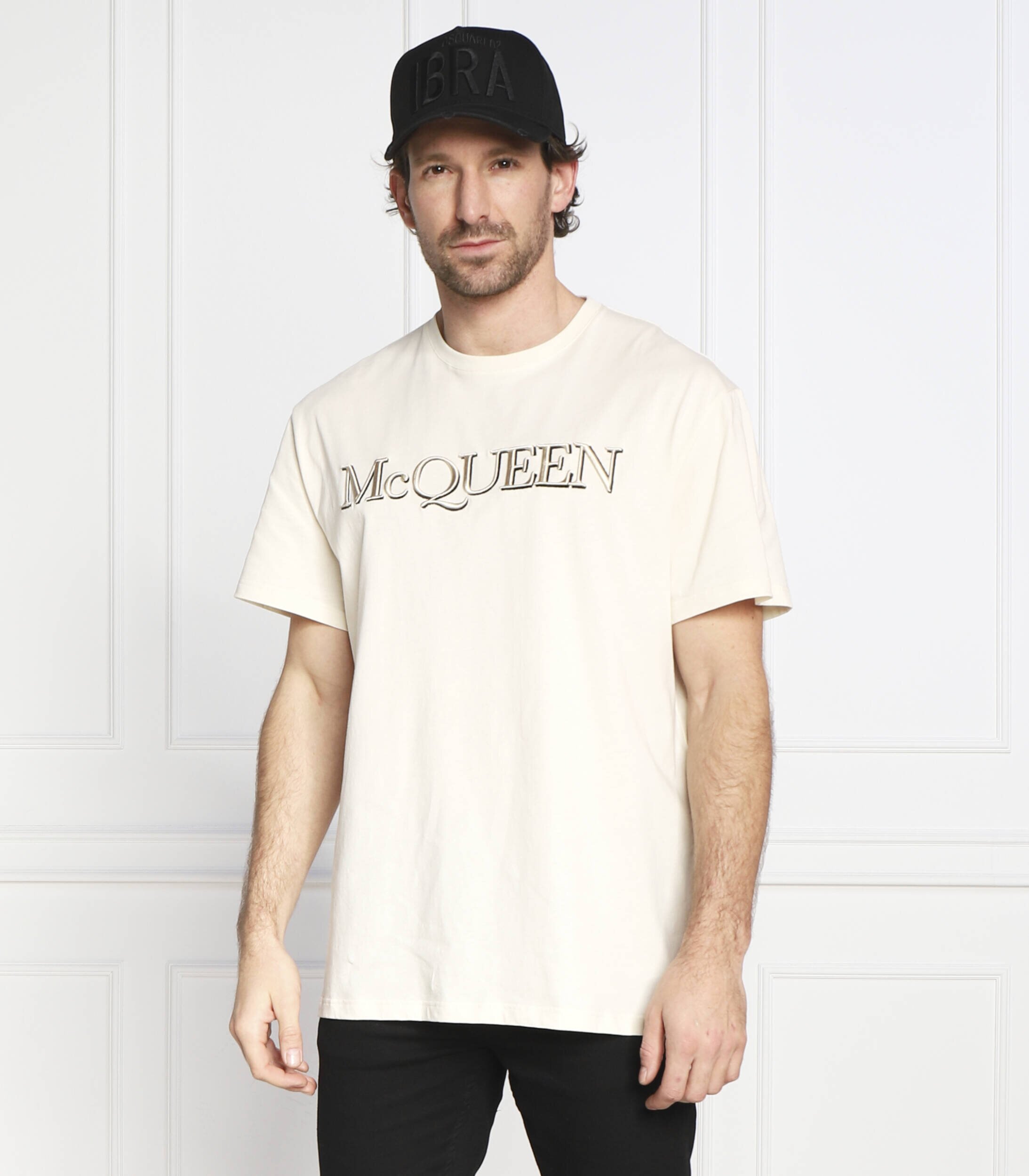 Alexander McQueen Tricou LOGO EMB | Regular Fit
