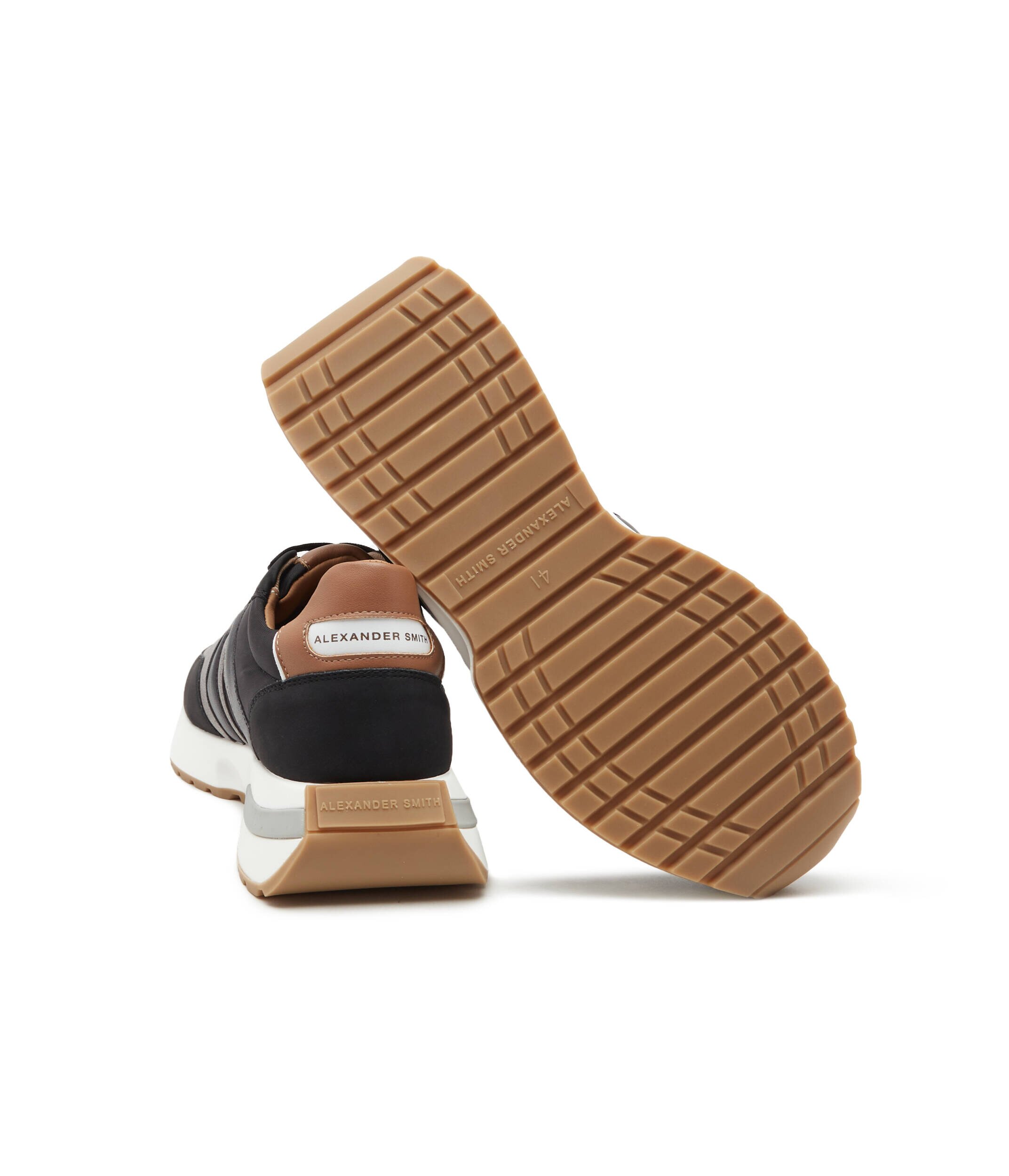 Alexander Smith Sneakers cu adaos de piele