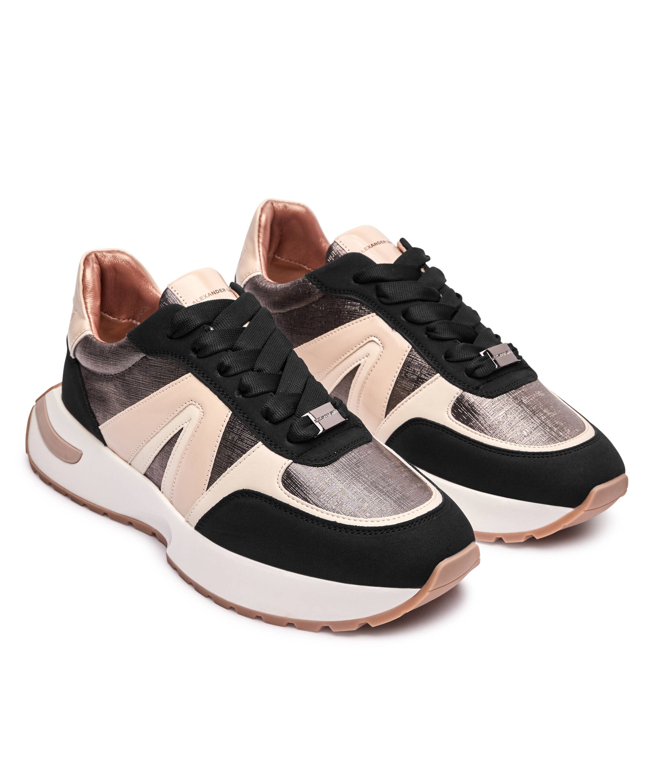 Alexander Smith Sneakers Hyde cu adaos de piele