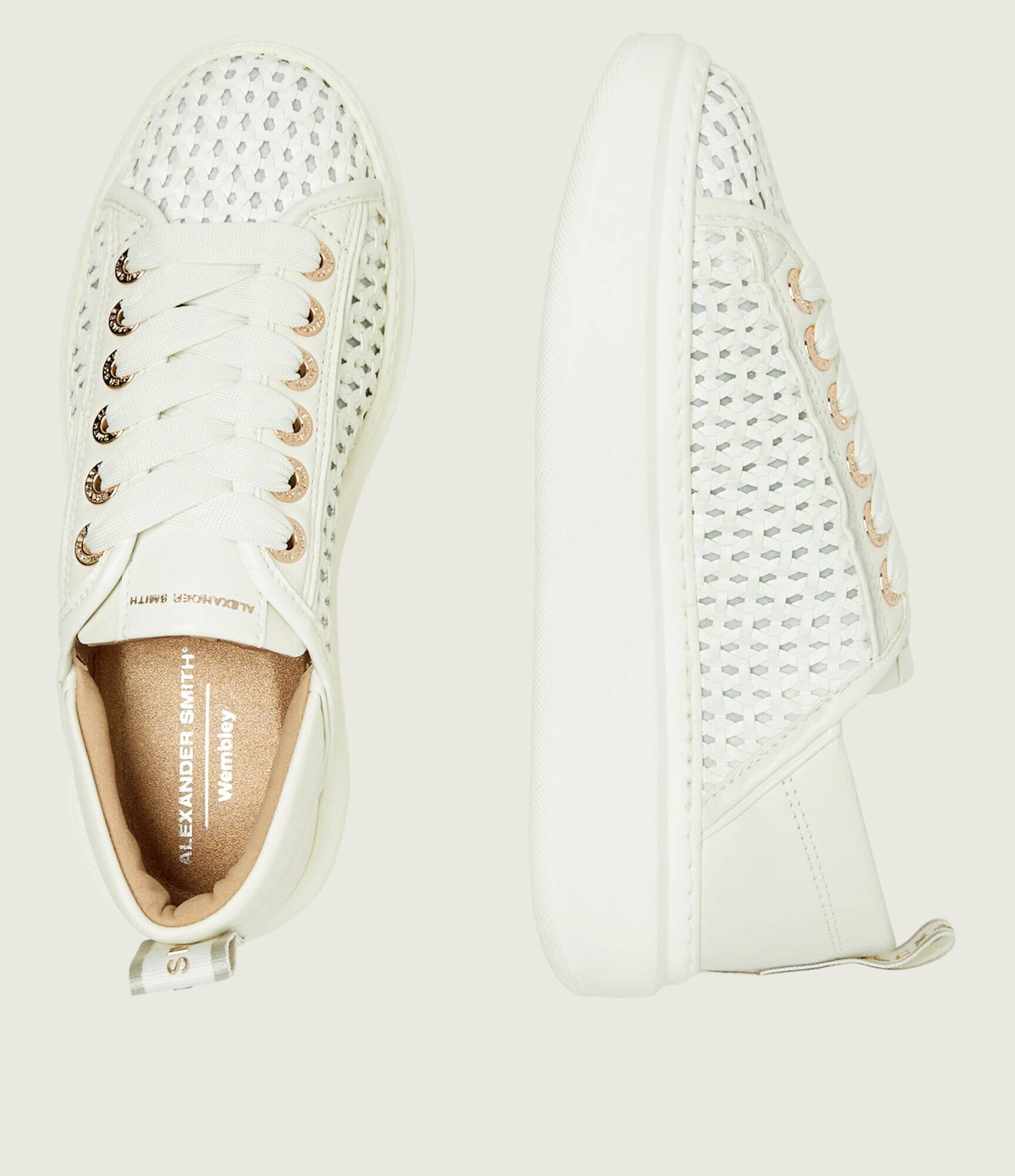 Alexander Smith Sneakers WEMBLEY cu adaos de piele