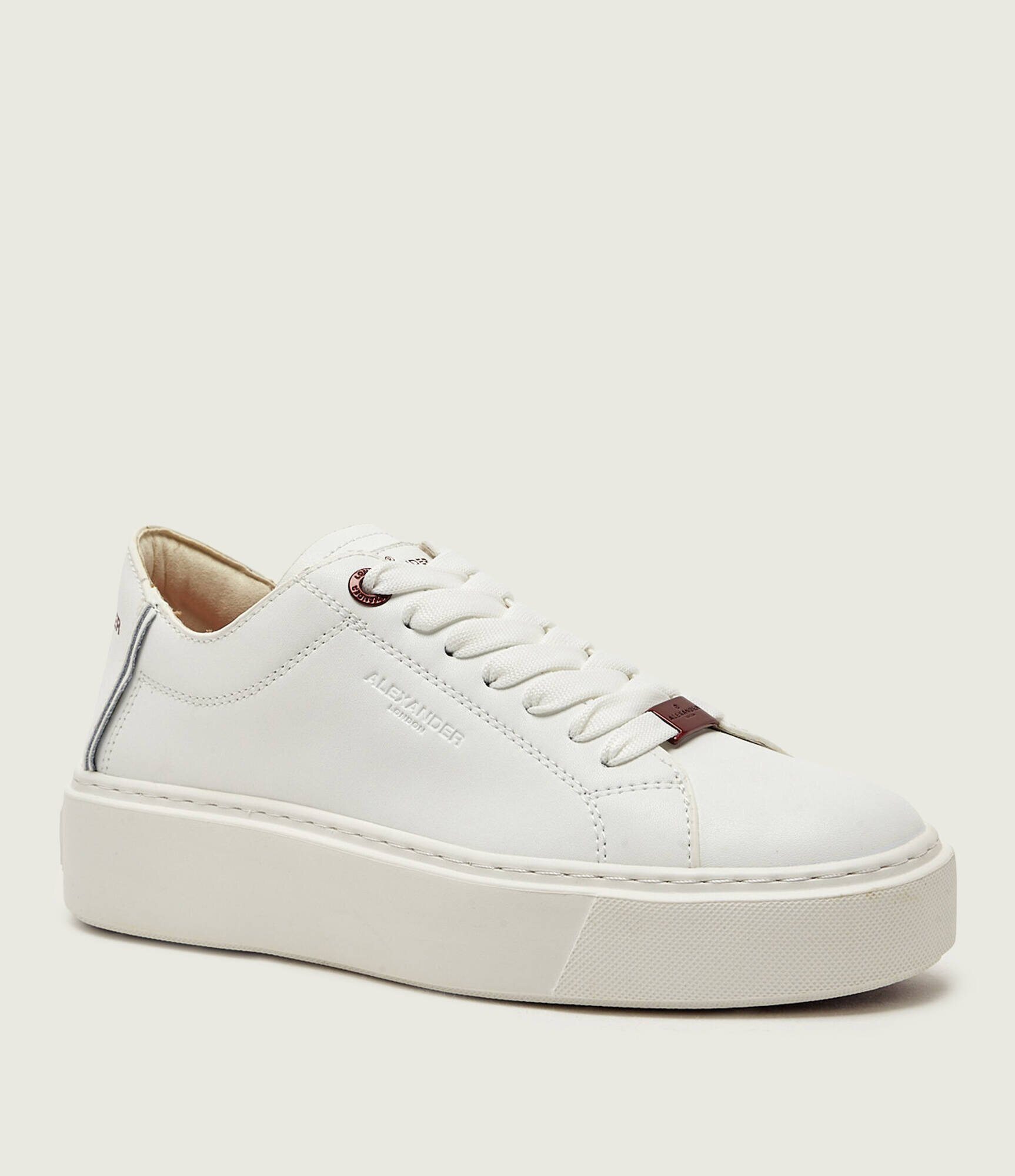 Alexander Smith Teniși din piele LONDON DECONSTRUCTED