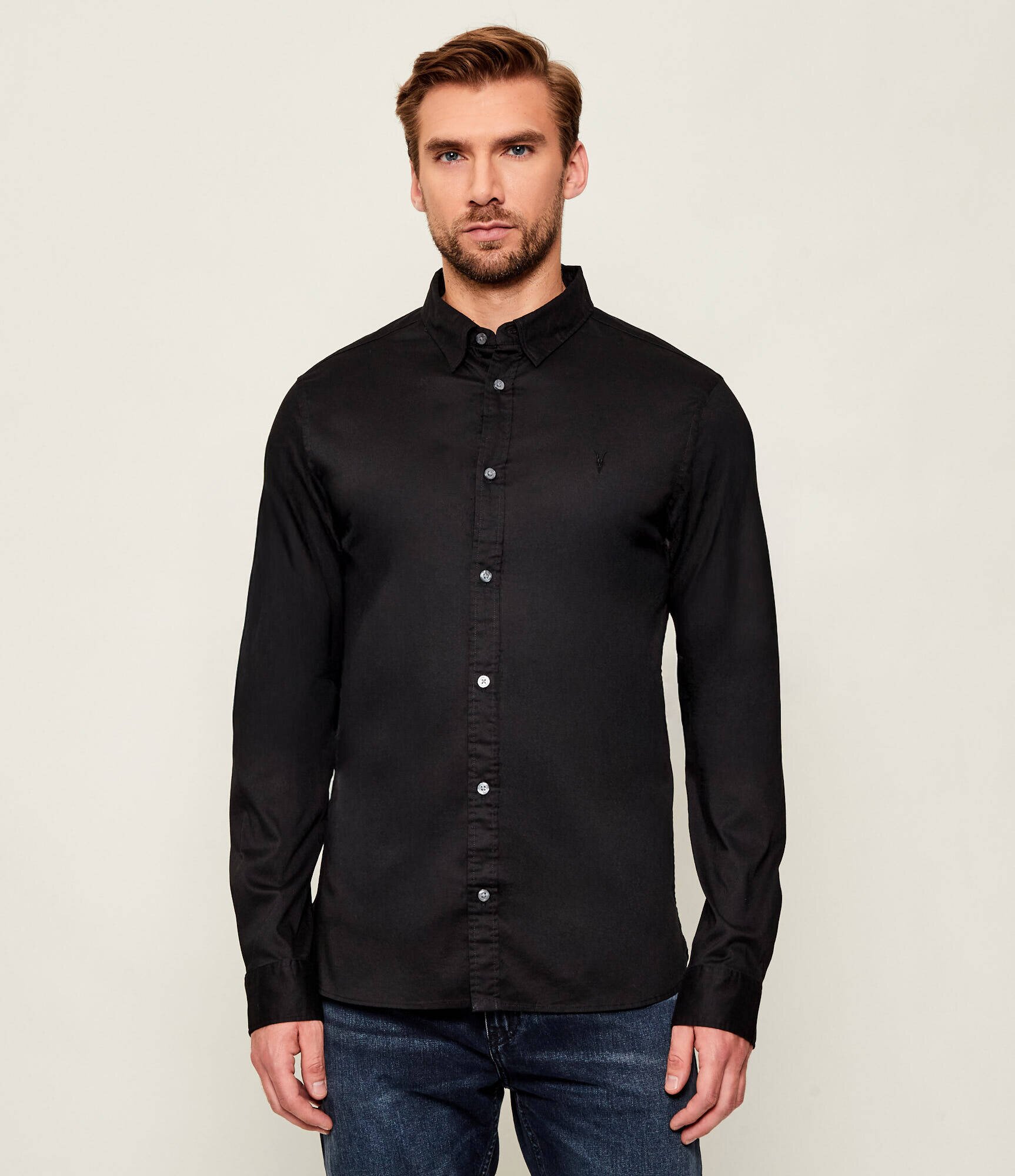 AllSaints Cămașă HAWTHORNE | Slim Fit | stretch