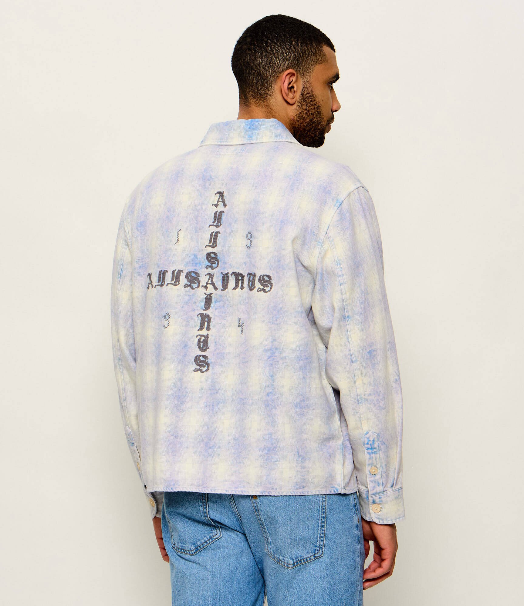 AllSaints Cămașă SANTOS | Relaxed fit