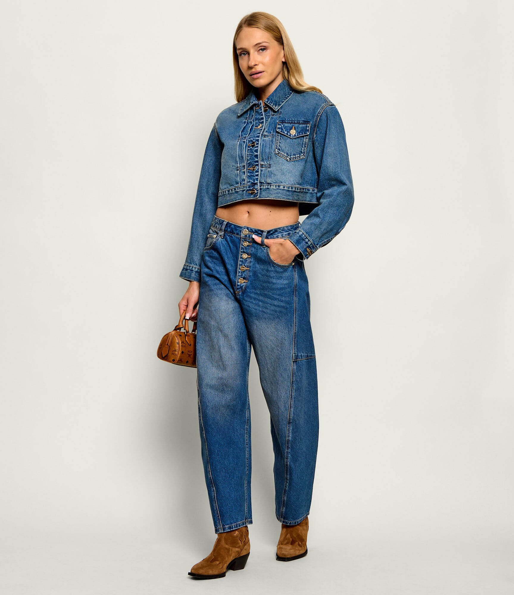 AllSaints De blugi geacă Blink | Cropped Fit