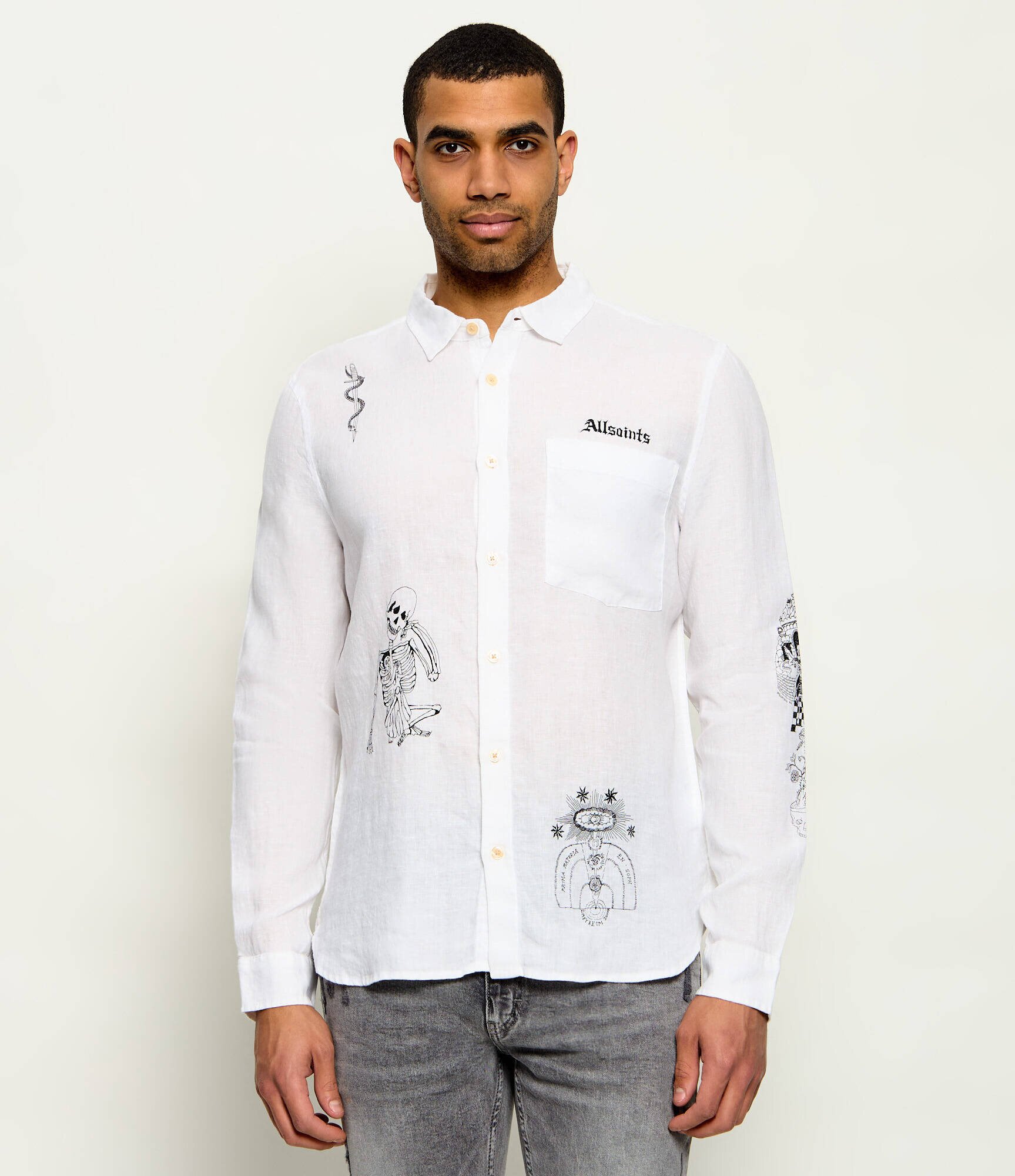 AllSaints De in cămașă TERROR | Relaxed fit