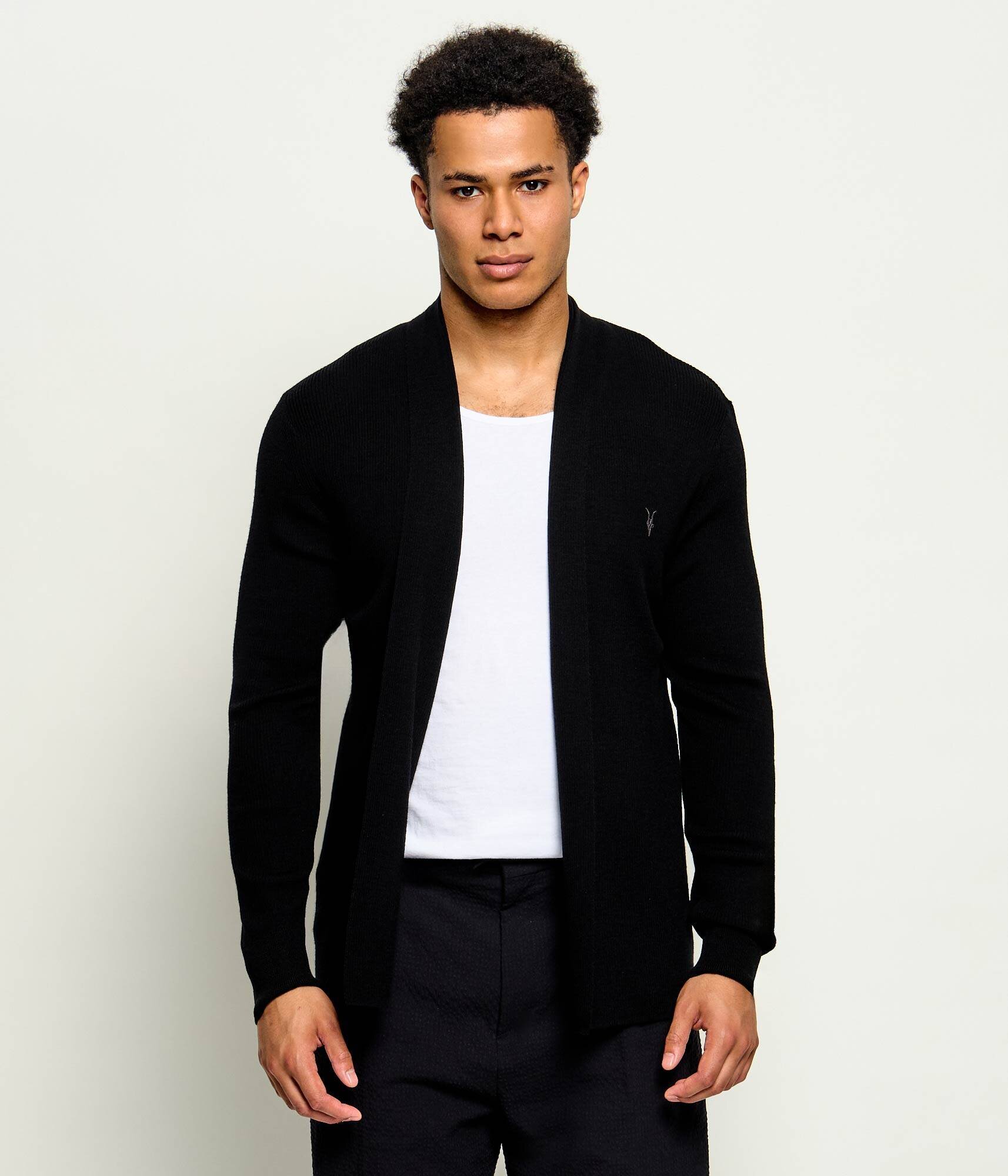 AllSaints De lână cardigan Mode | Slim Fit