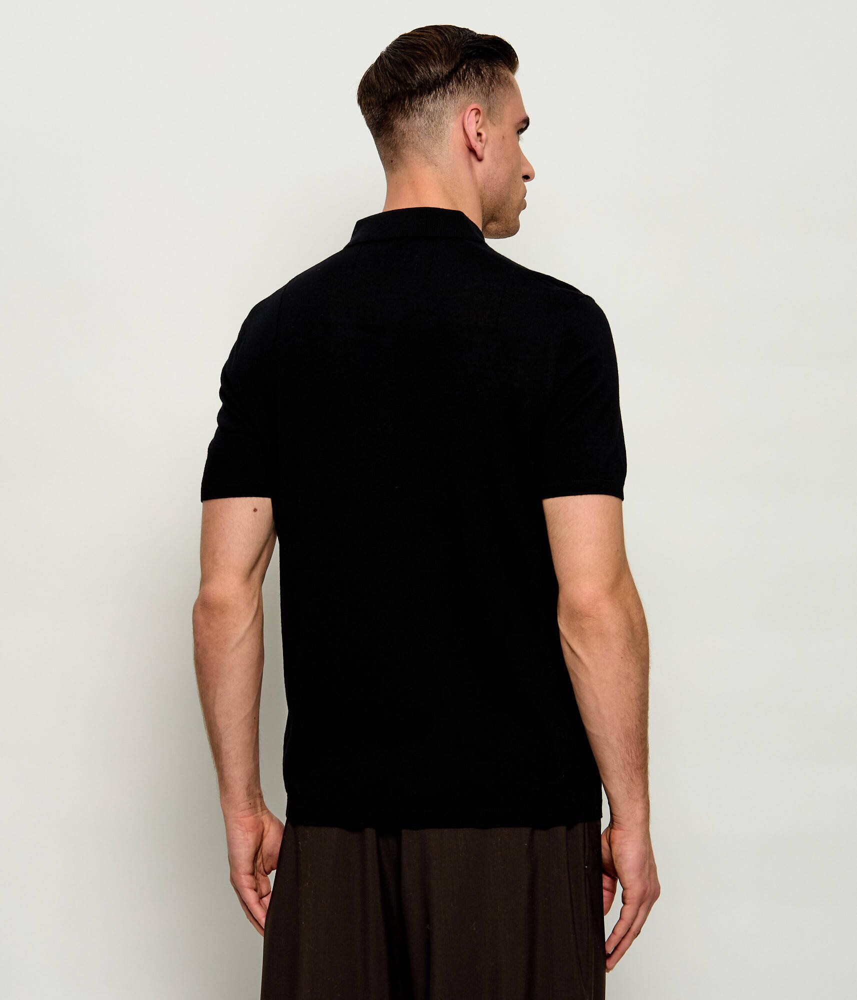 AllSaints De lână polo Ramskull | Slim Fit