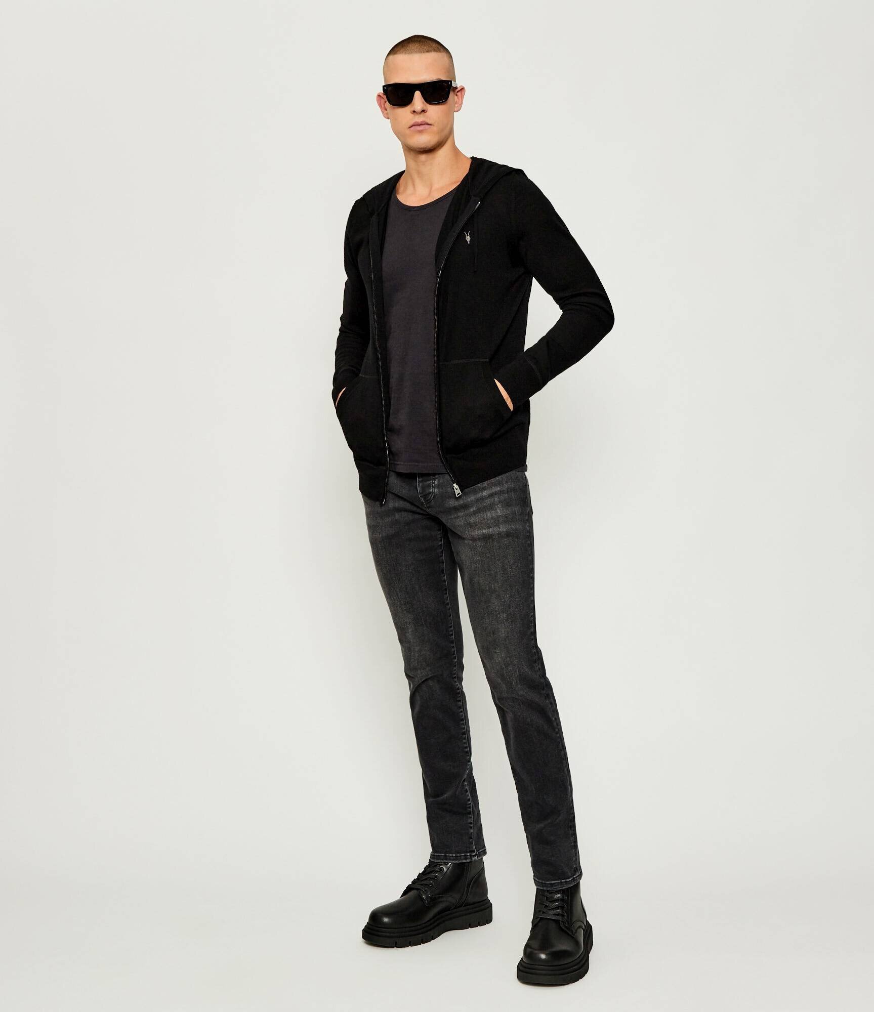 AllSaints De lână pulover Mode | Slim Fit