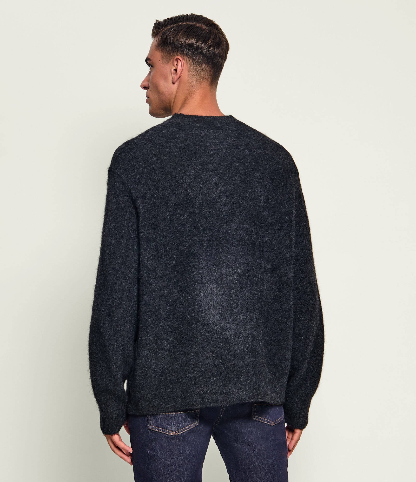 AllSaints De lână pulover Scared Crew | Oversize fit