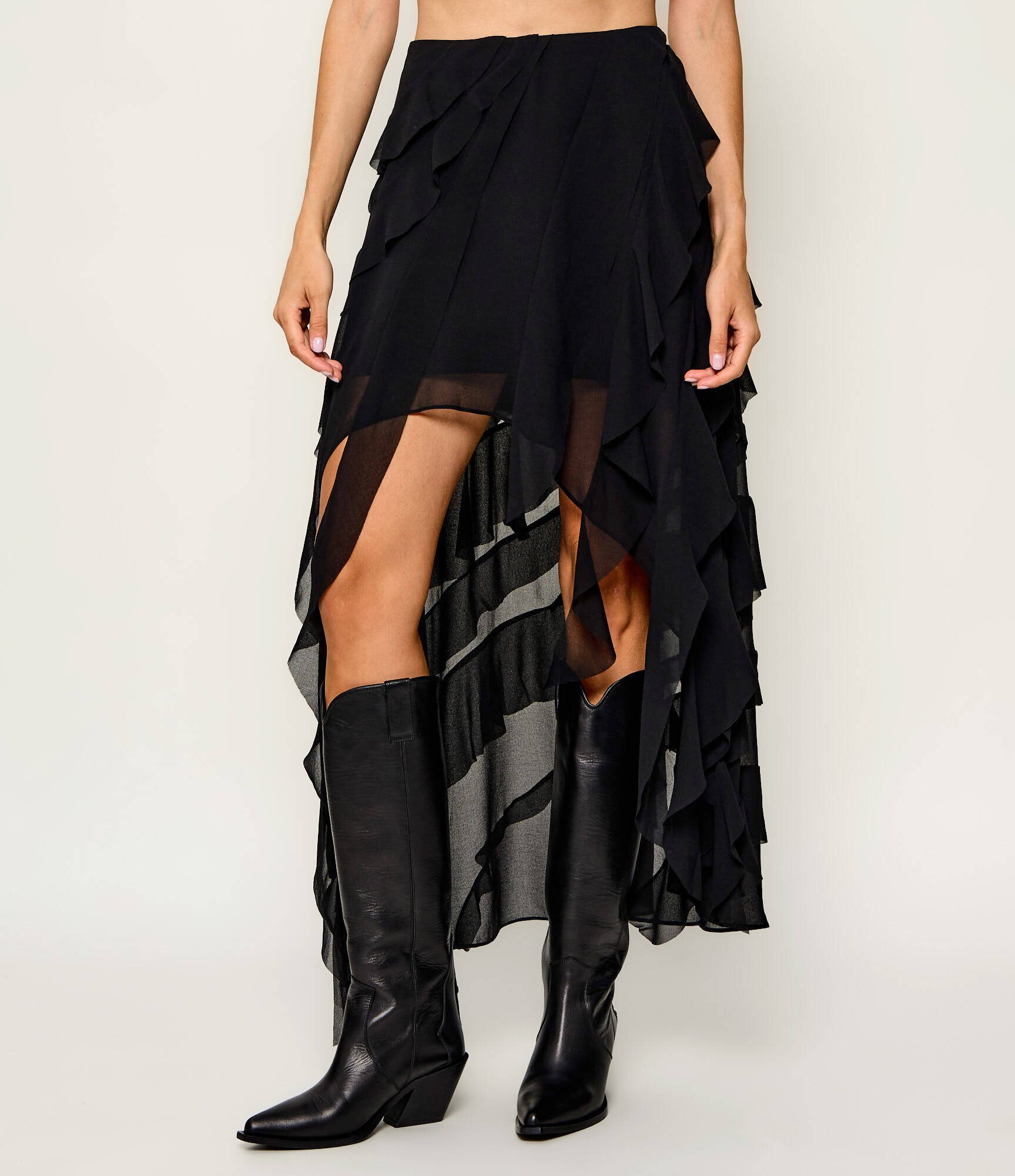 AllSaints Fustă Melody Frill