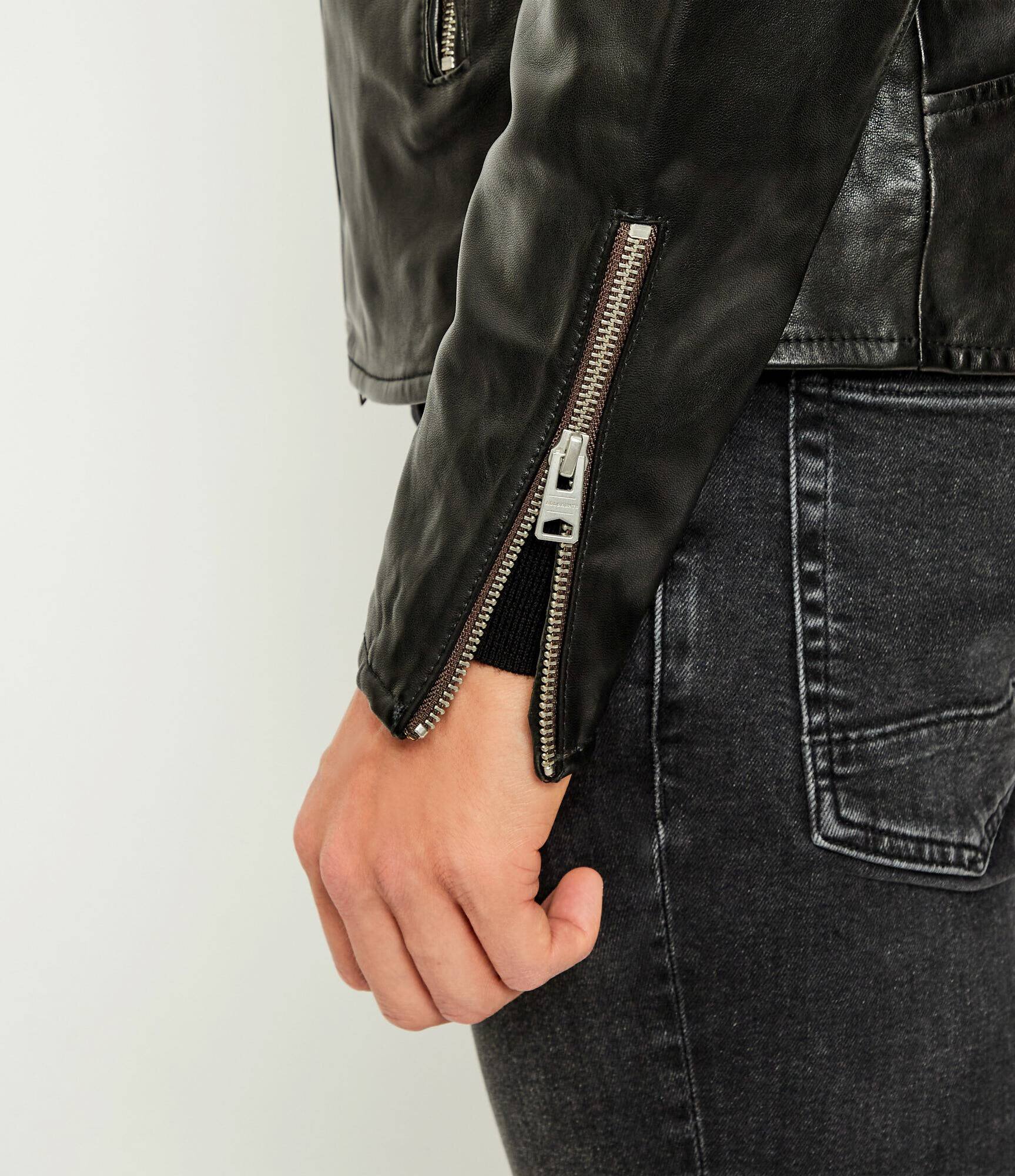 AllSaints Geacă de piele Cora | regular fit
