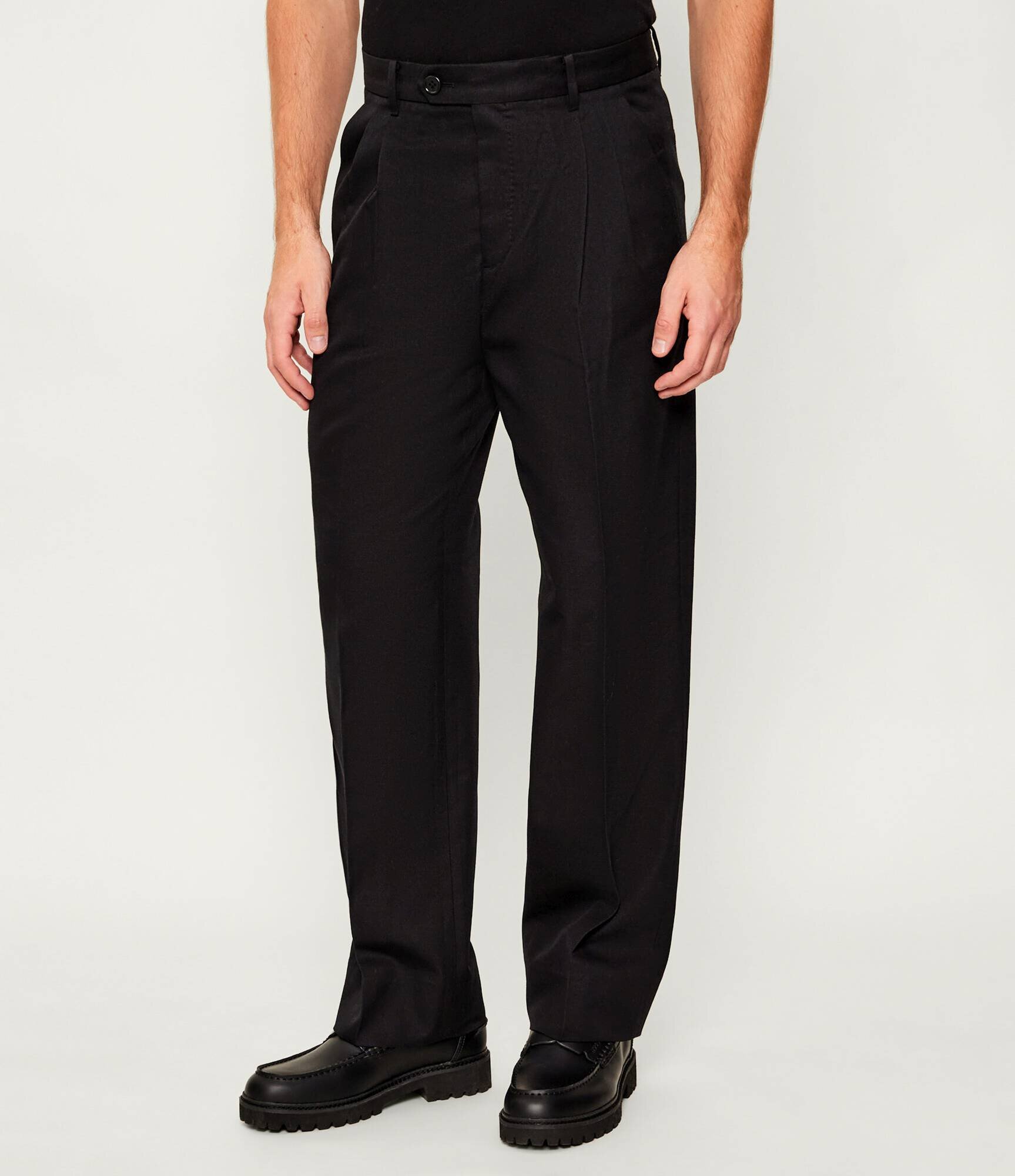AllSaints Pantaloni TALLIS | Straight fit cu adaos de lână