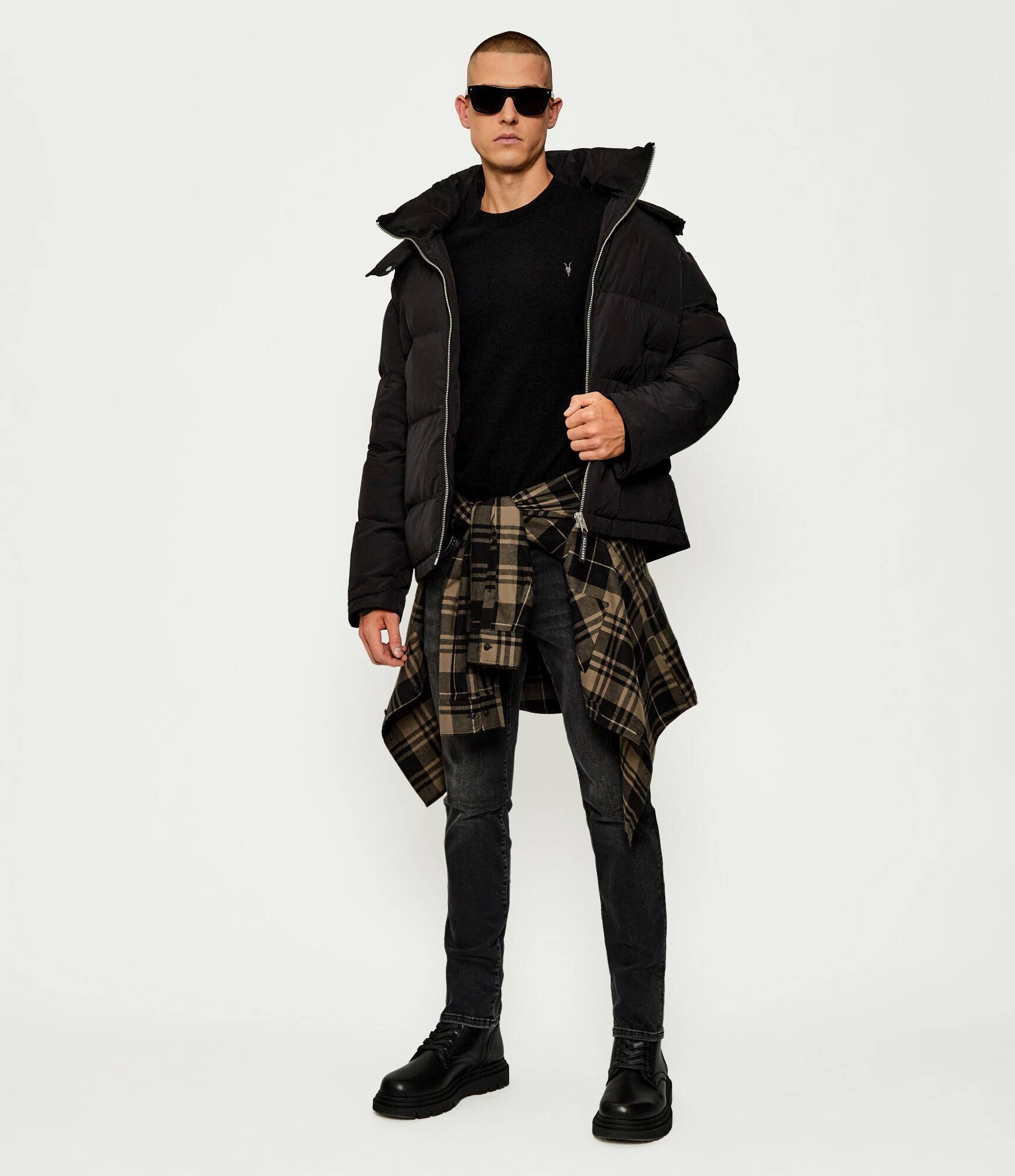 AllSaints Pulover Statten | regular fit cu adaos de lână