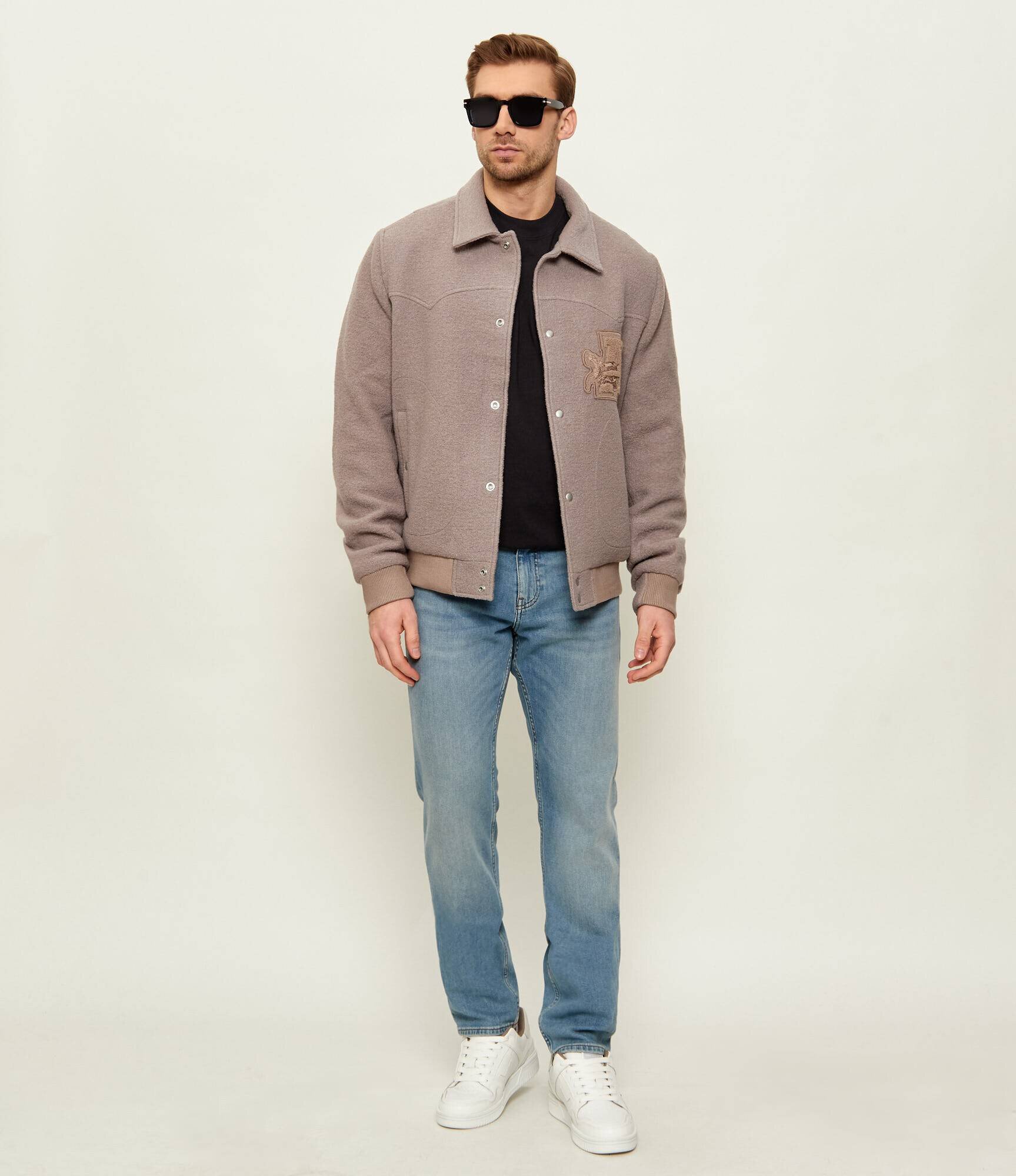 AllSaints Teniși din piele REGAN PLUS LOW top | piele întoarsă