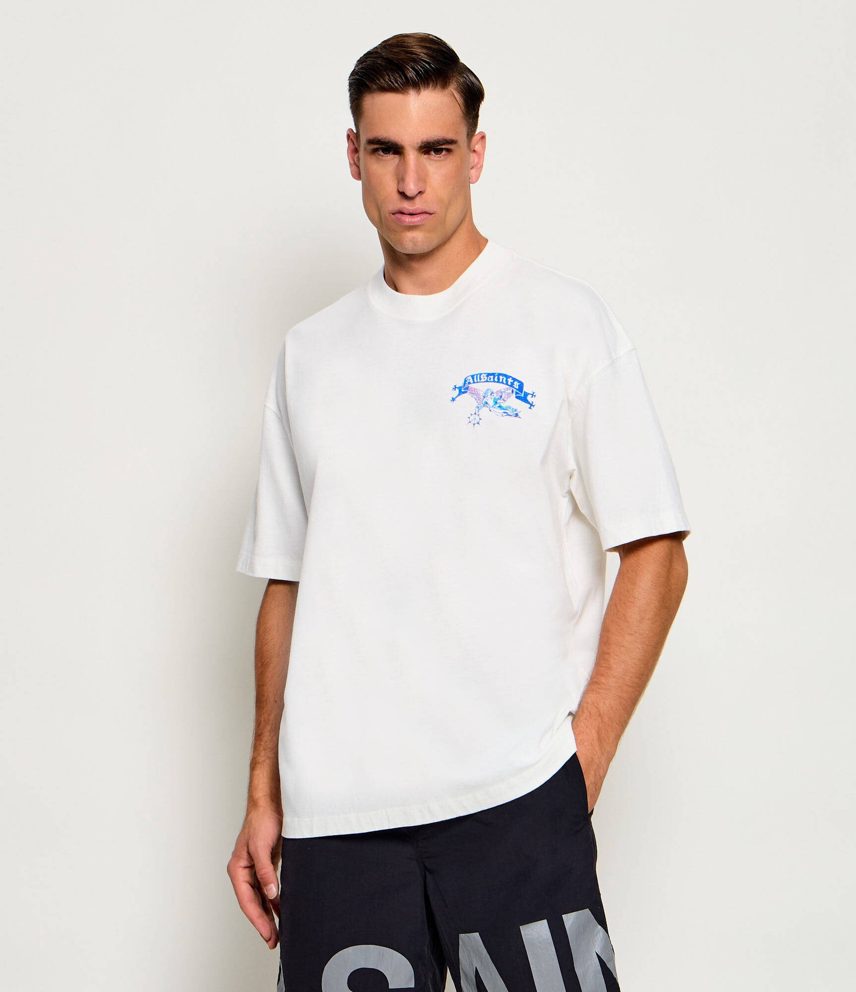 AllSaints Tricou Cray | Oversize fit
