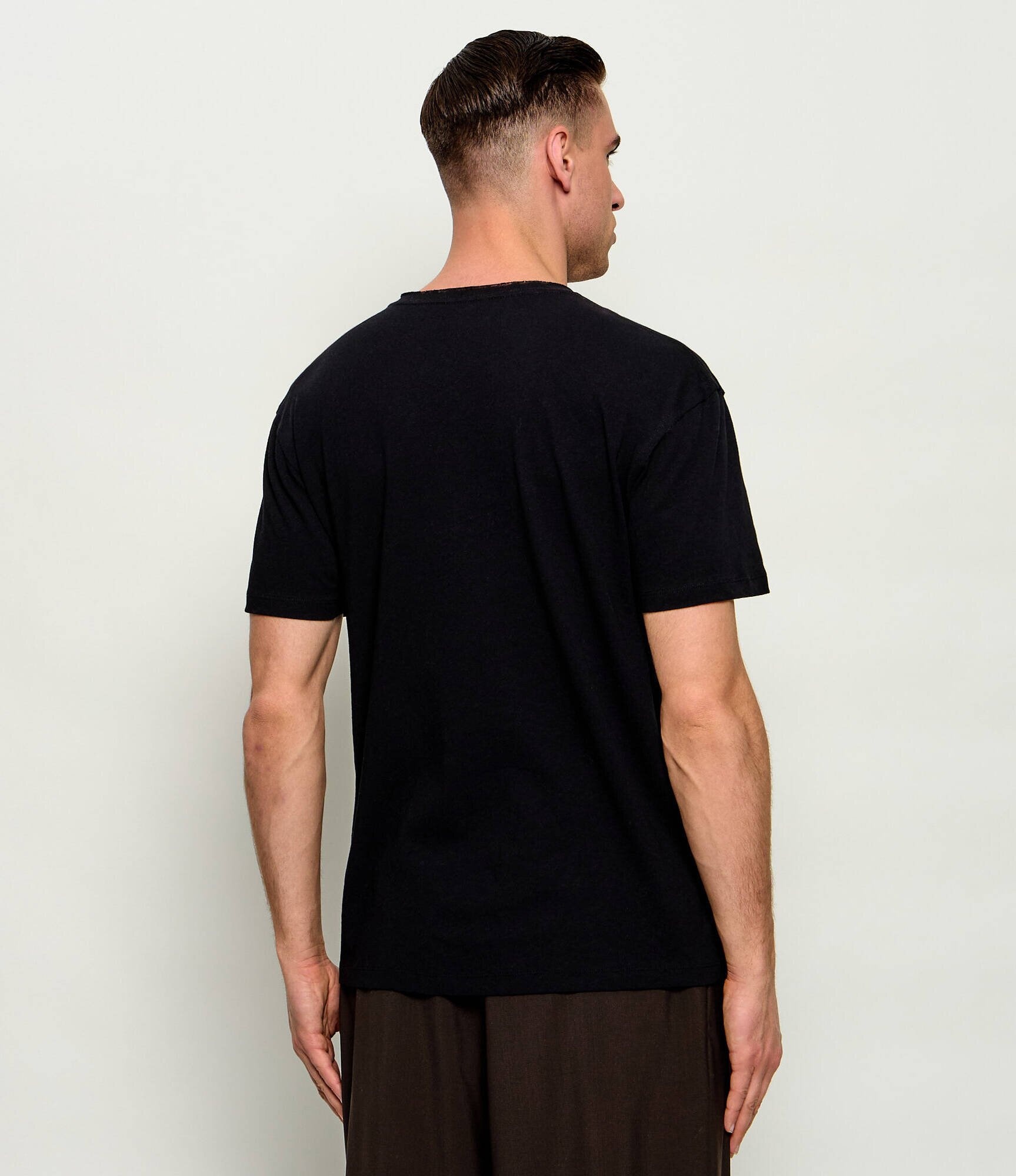 AllSaints Tricou FLAX | regular fit | cu adaos de in