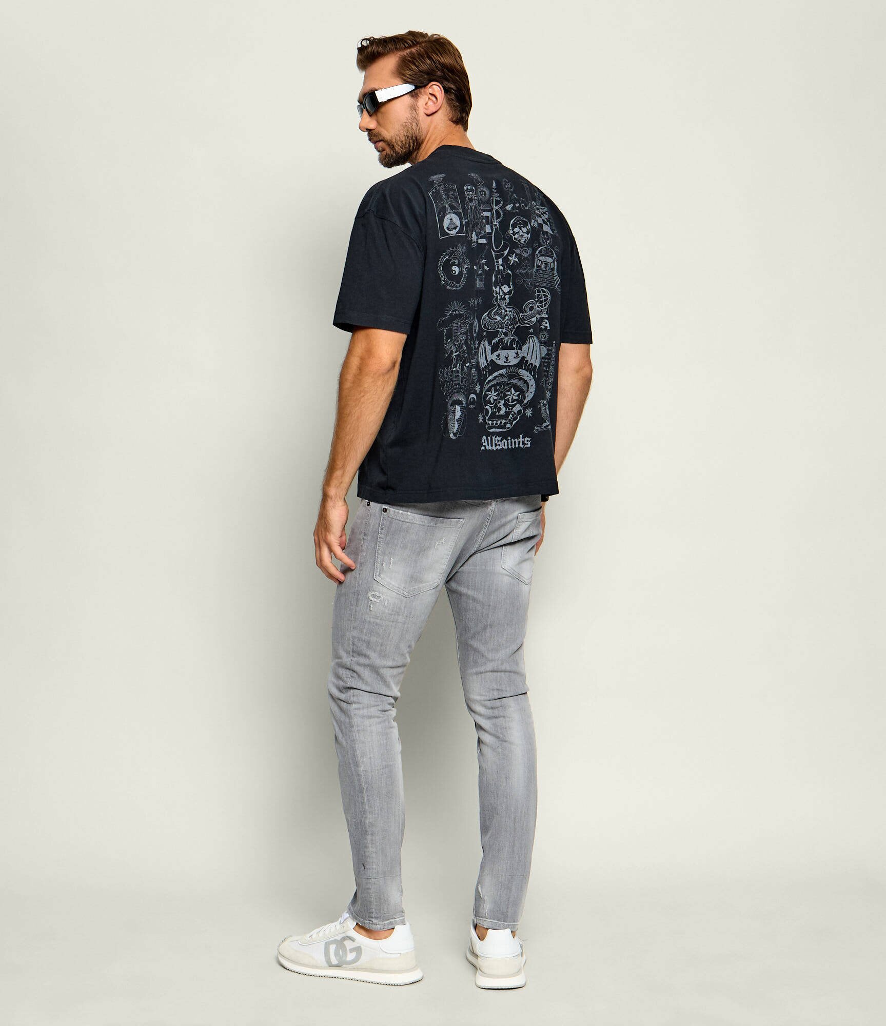 AllSaints Tricou Ignis | Relaxed fit