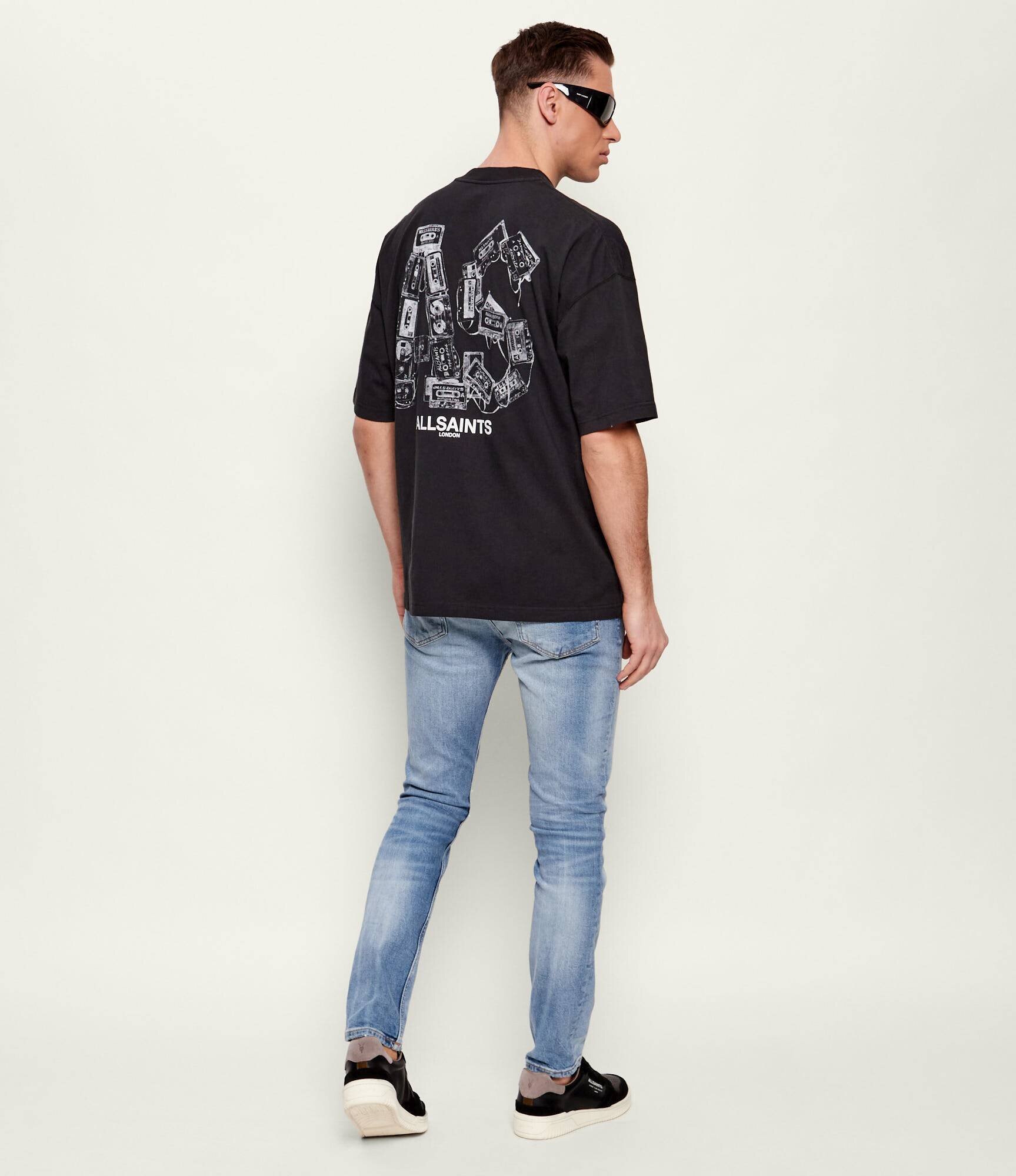AllSaints Tricou MIXTAPE | Oversize fit
