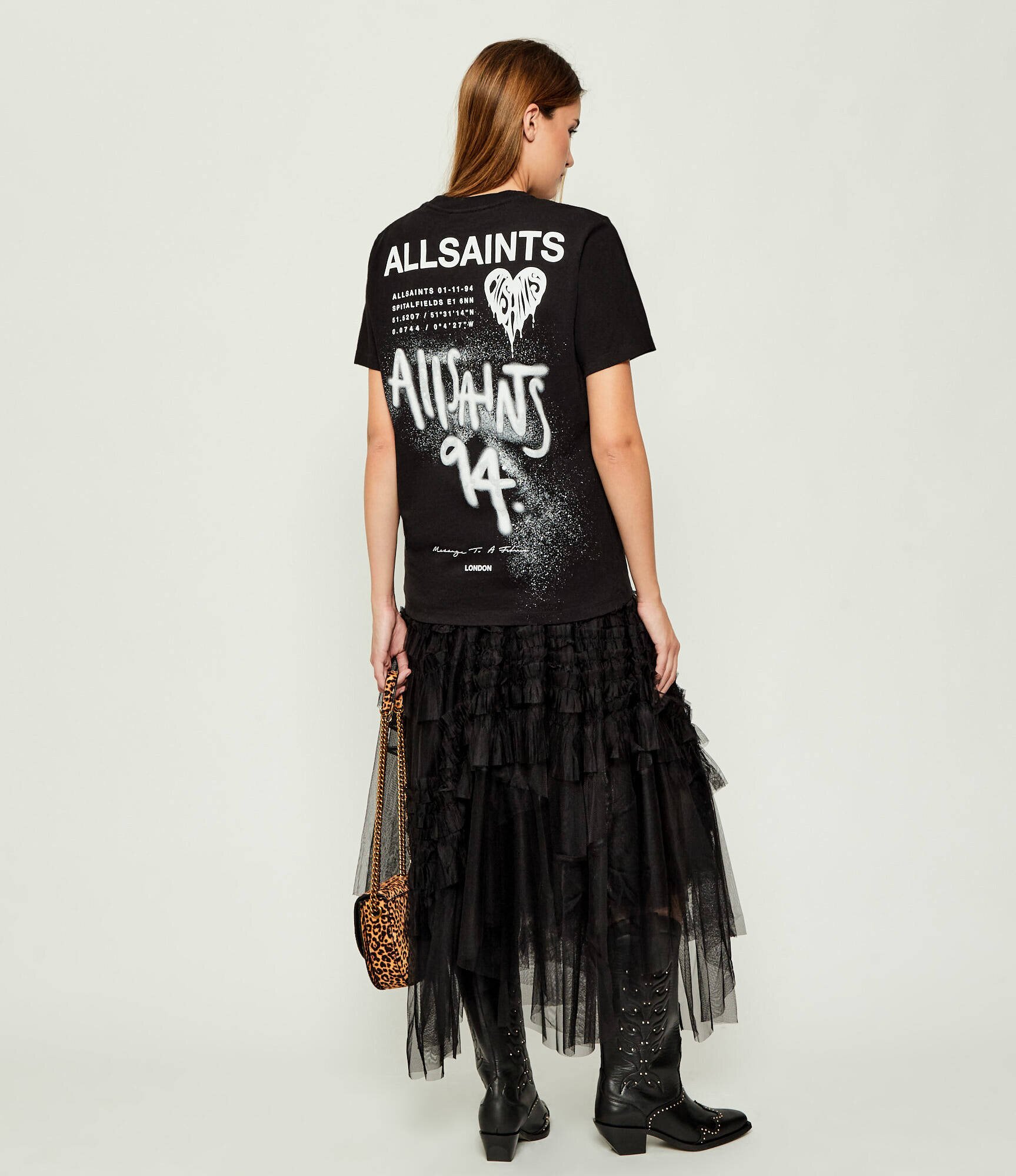 AllSaints Tricou POSTER | Relaxed fit