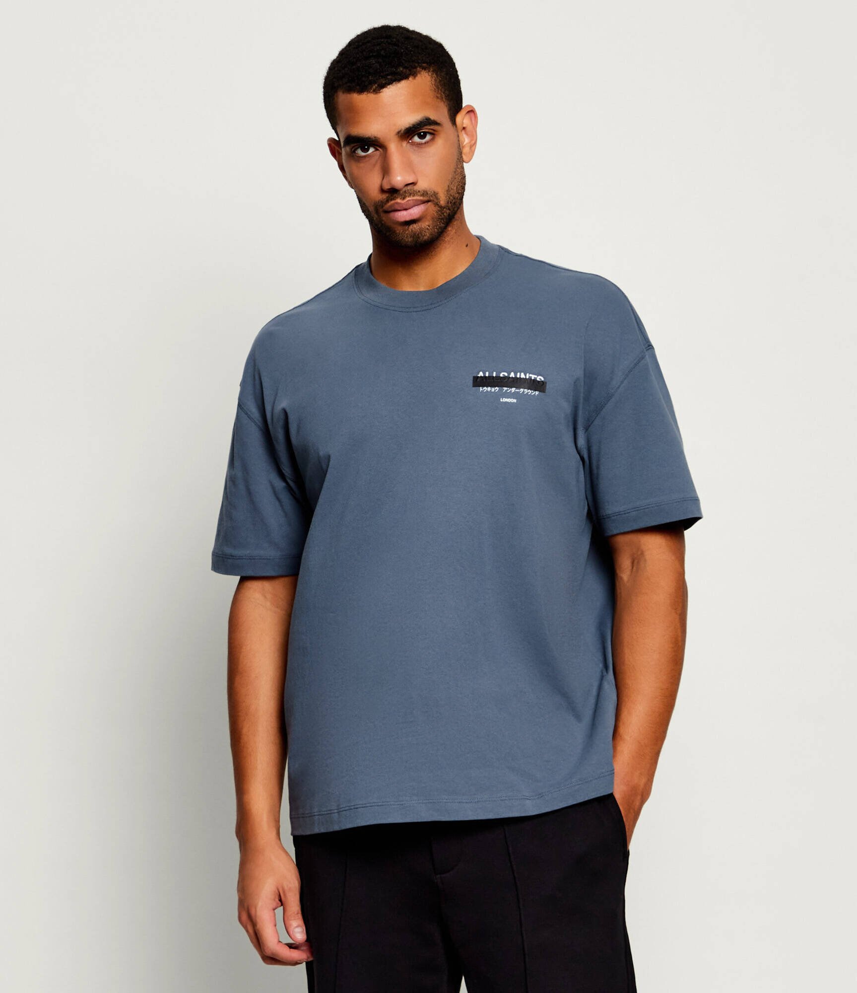 AllSaints Tricou Redact | Oversize fit