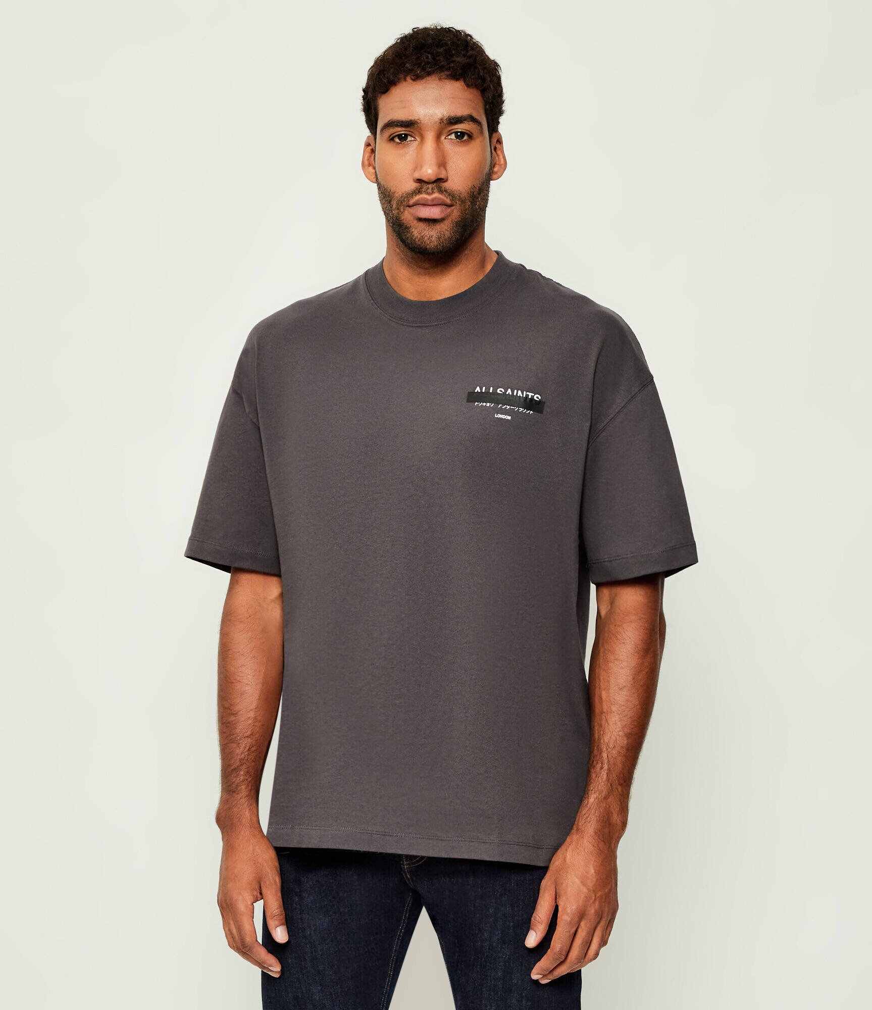 AllSaints Tricou Redact | Oversize fit