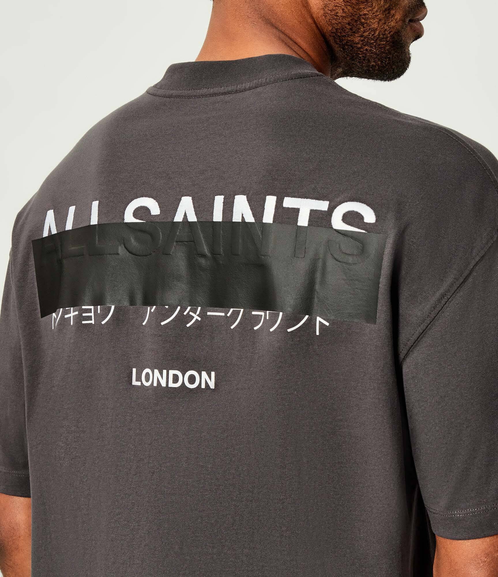 AllSaints Tricou Redact | Oversize fit
